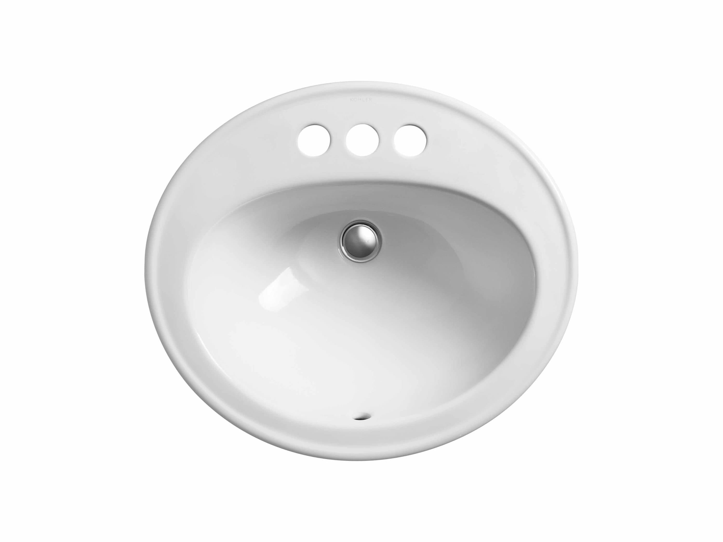 Pennington® Self-Rimming Drop-in Bathroom Sink with 4" Centers