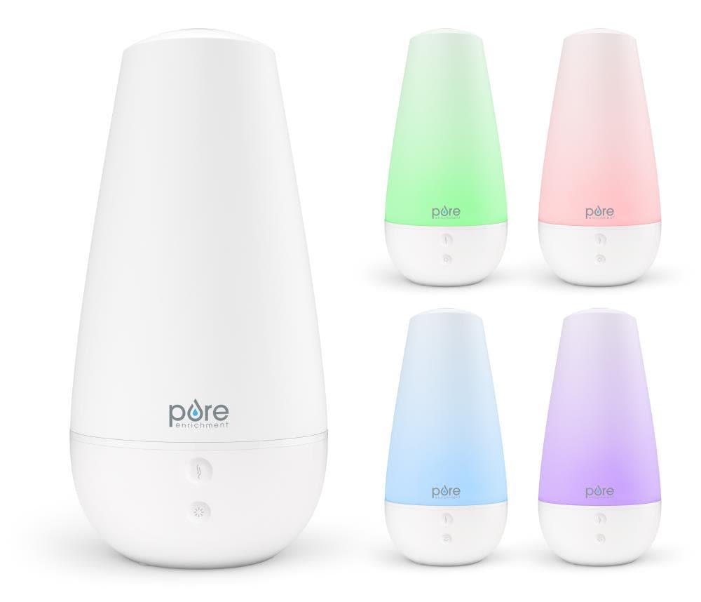 Pure White Ultrasonic Aroma Diffuser with Automatic Shutoff