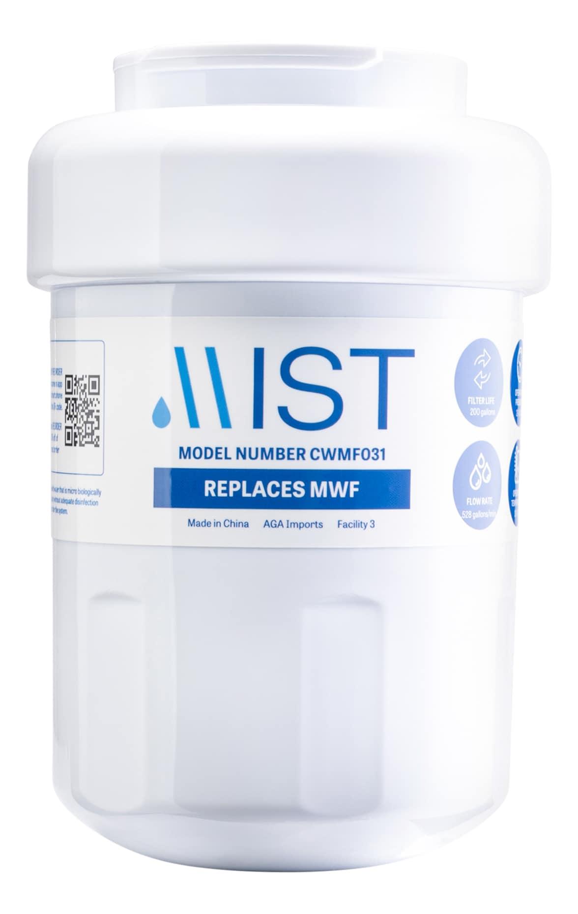 Mist MWF Replacement Refrigerator Water Filter Compatible with GE: MWF, MWFP, GWF, GWFA