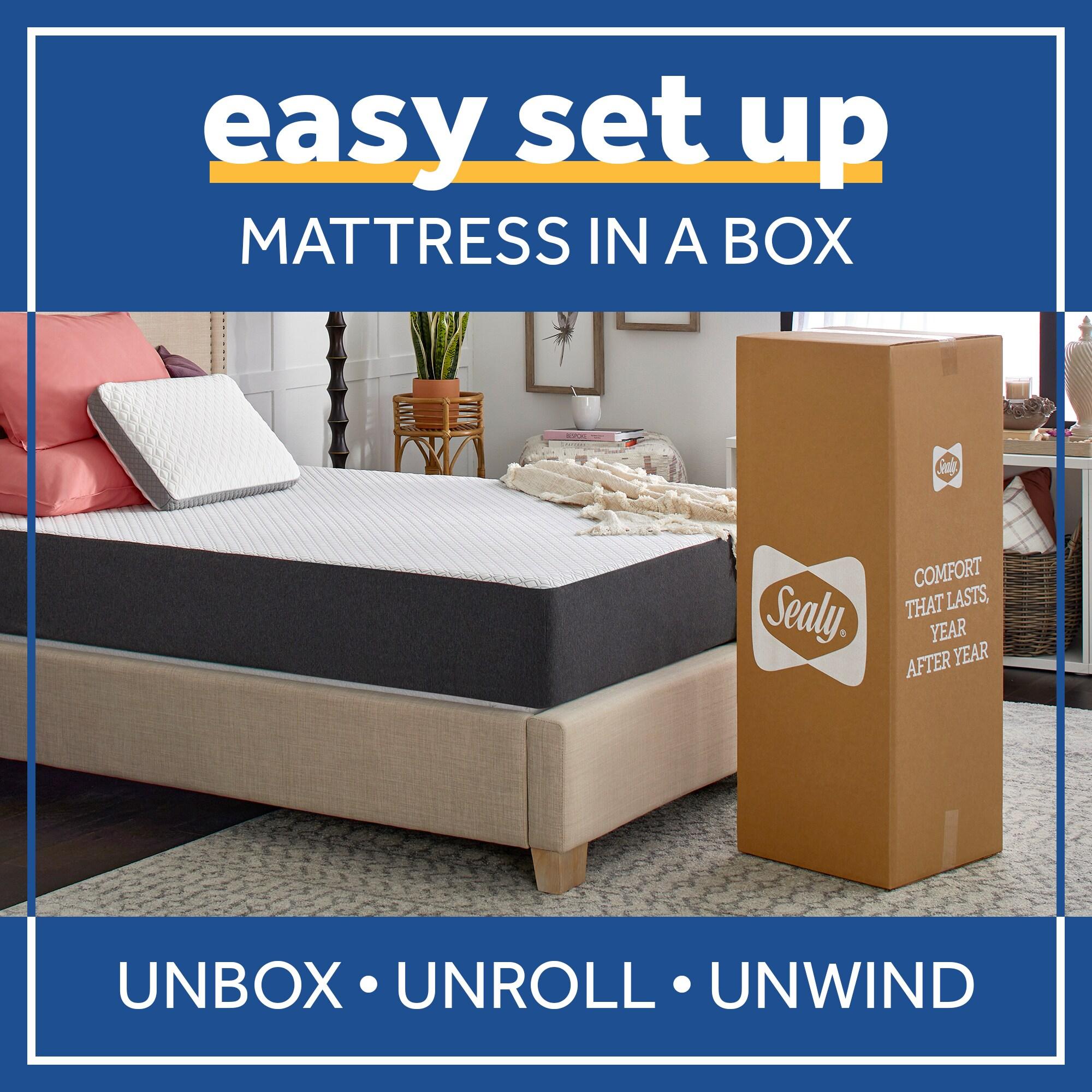 Sealy Sealy Cool and Clean 8" Medium Memory Foam Mattress