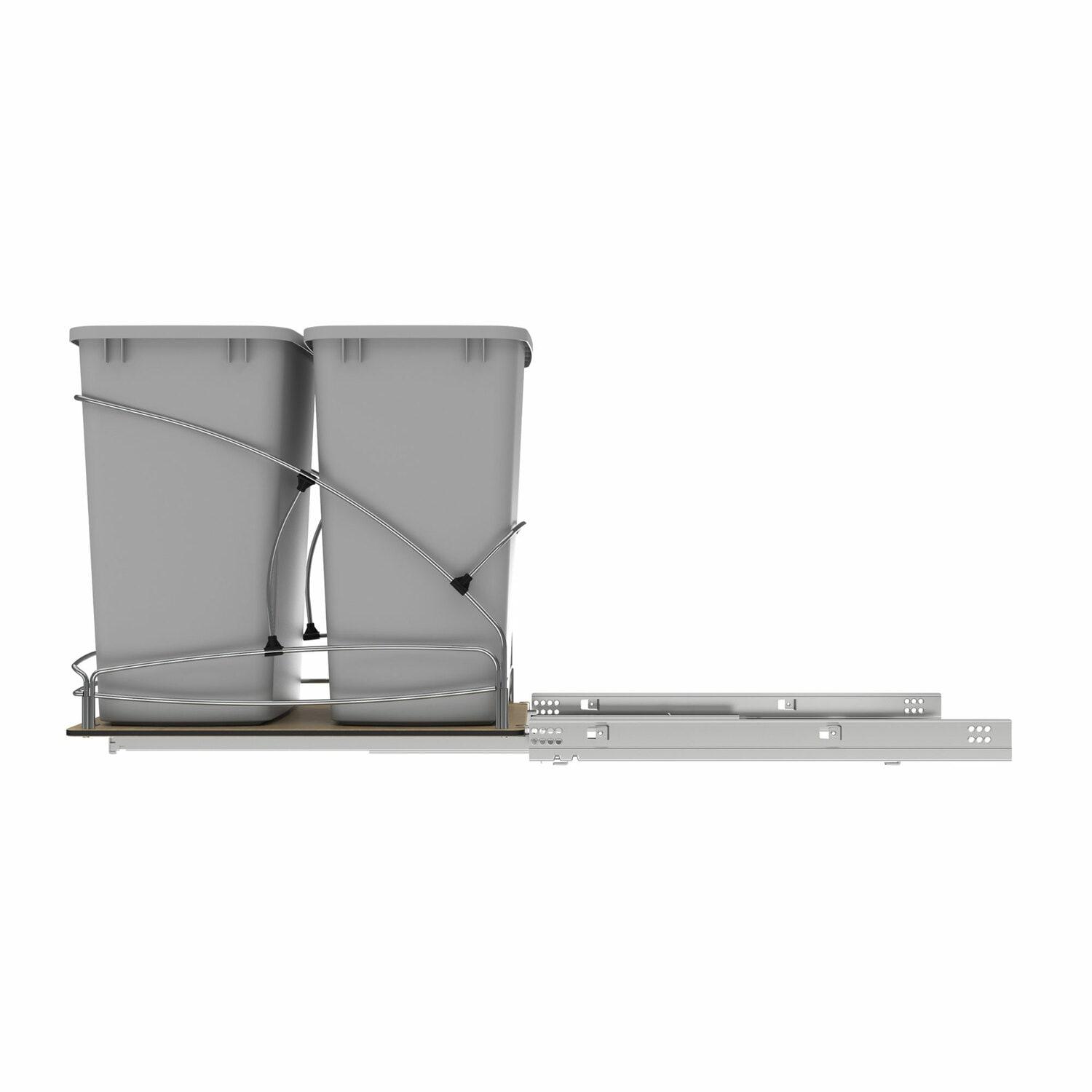 Rev-A-Shelf Rev-A-Shelf Double 27 qt. Pullout Trash Containers