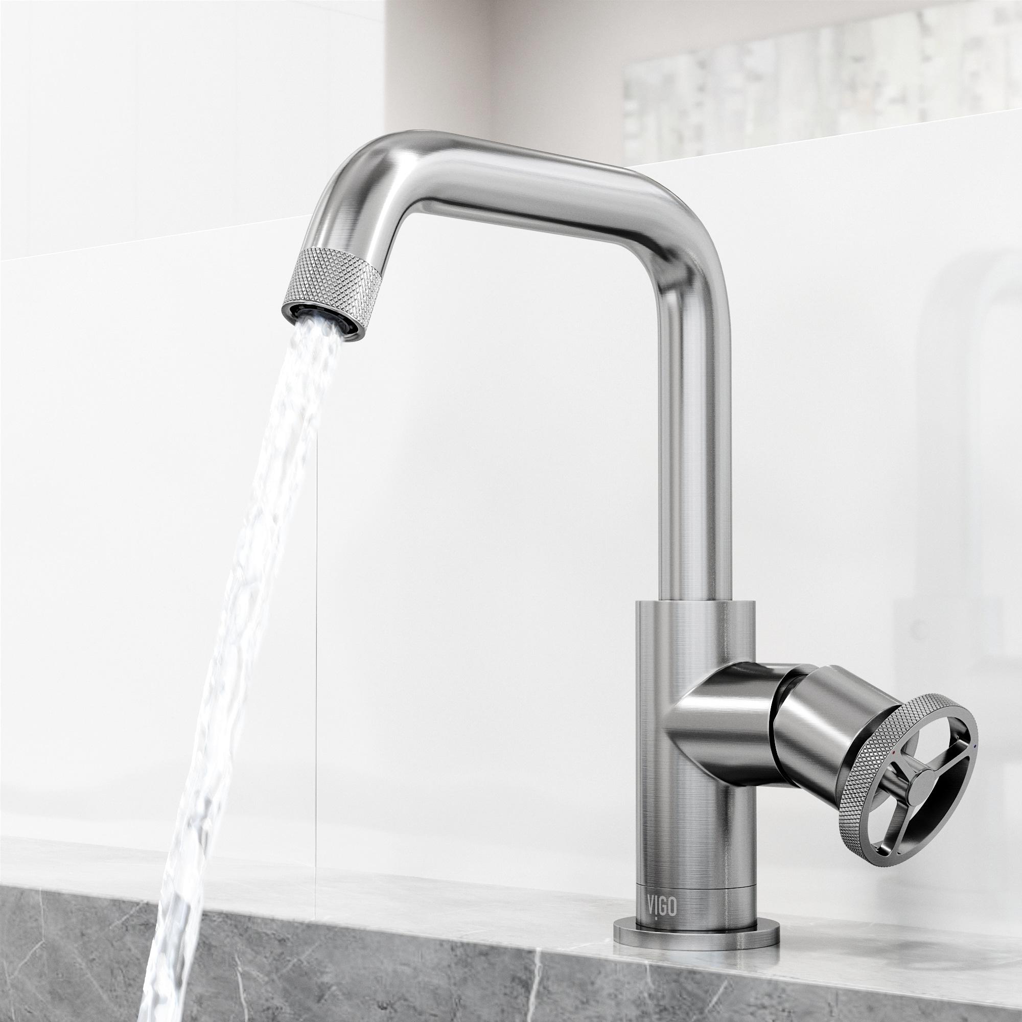 Cass 9" H Single Handle Single Hole Bathroom Faucet