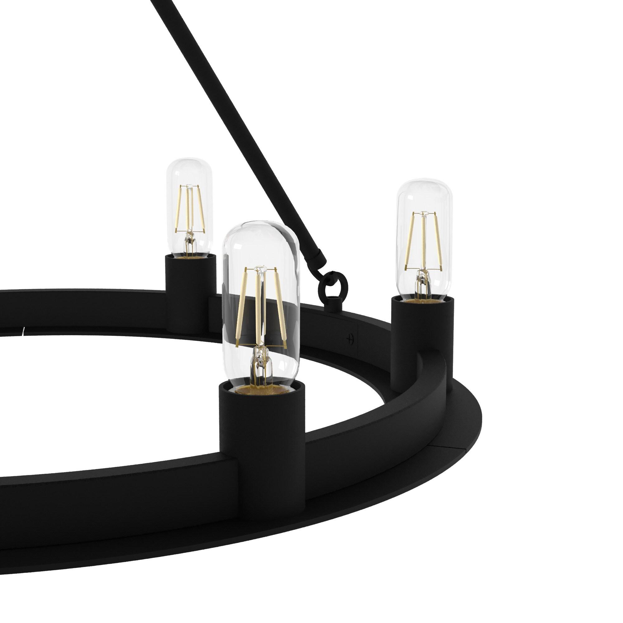 Hunter Saddlewood 6 Light Chandelier Ceiling Light Fixture