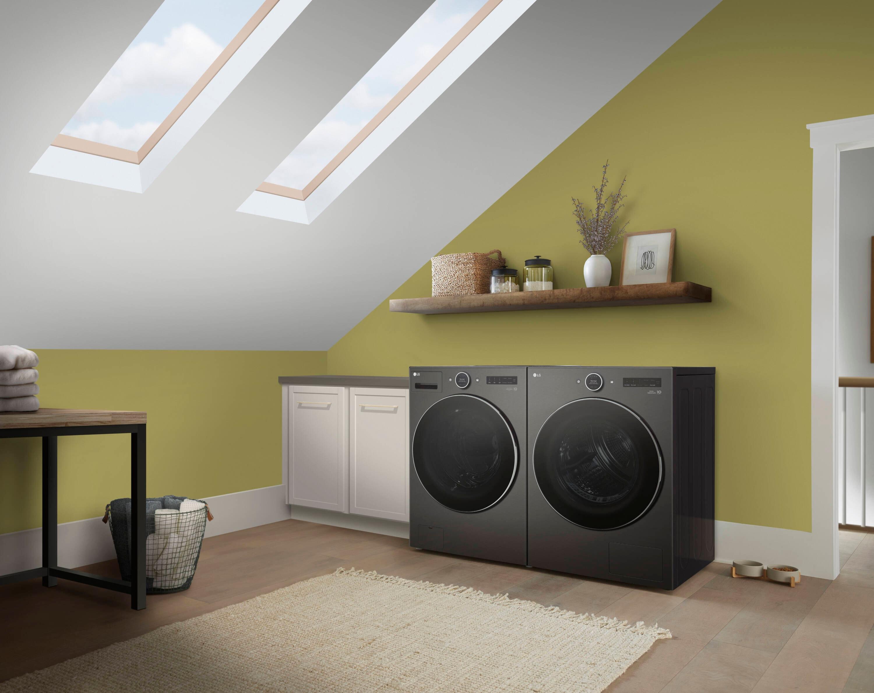 LG 5.0 cu. ft. Mega Capacity Smart Front Load Washer with AI DD 2.0 Built-In Intelligence & TurboWash 360°