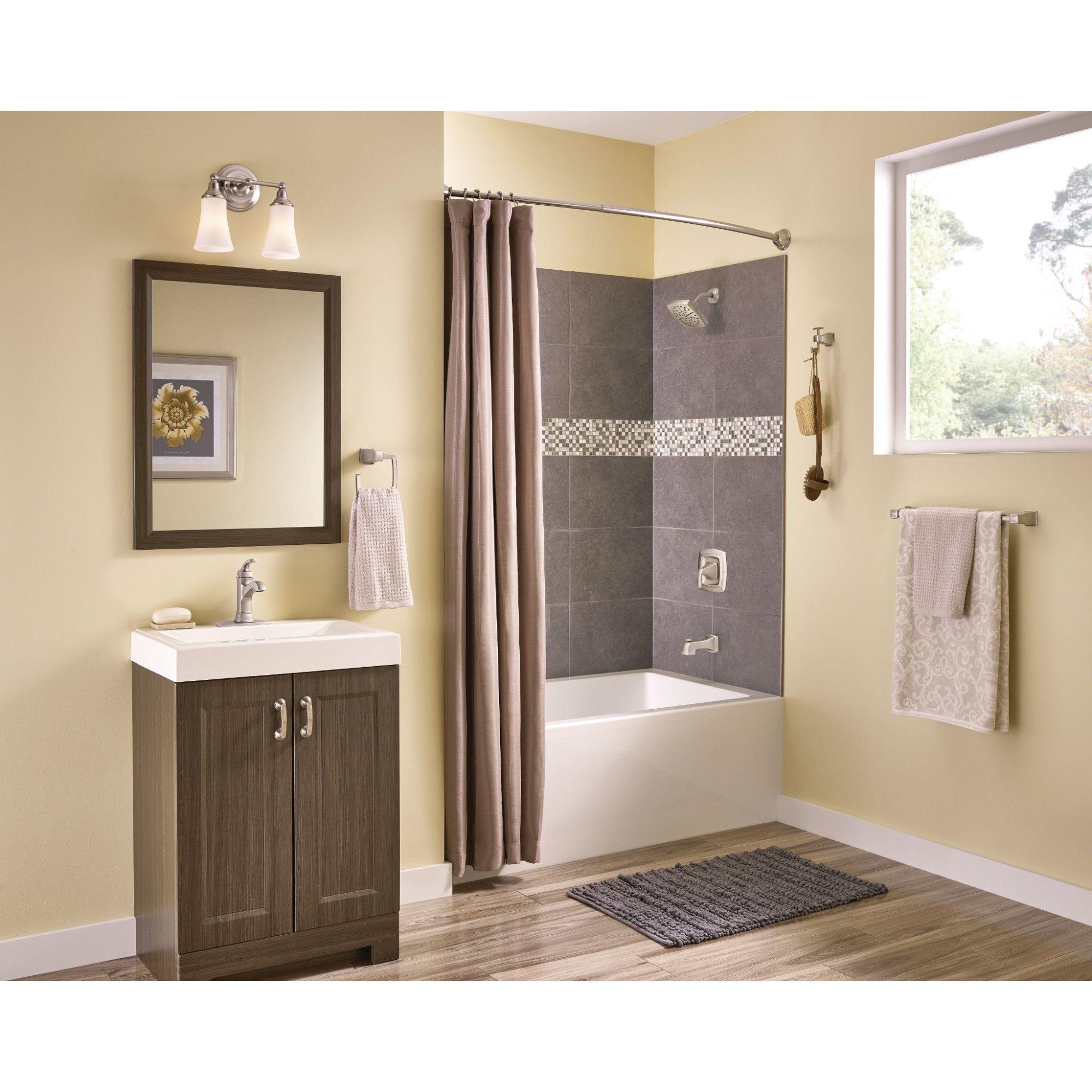 Hensley Brushed Nickel Single Handle Bathroom Faucet