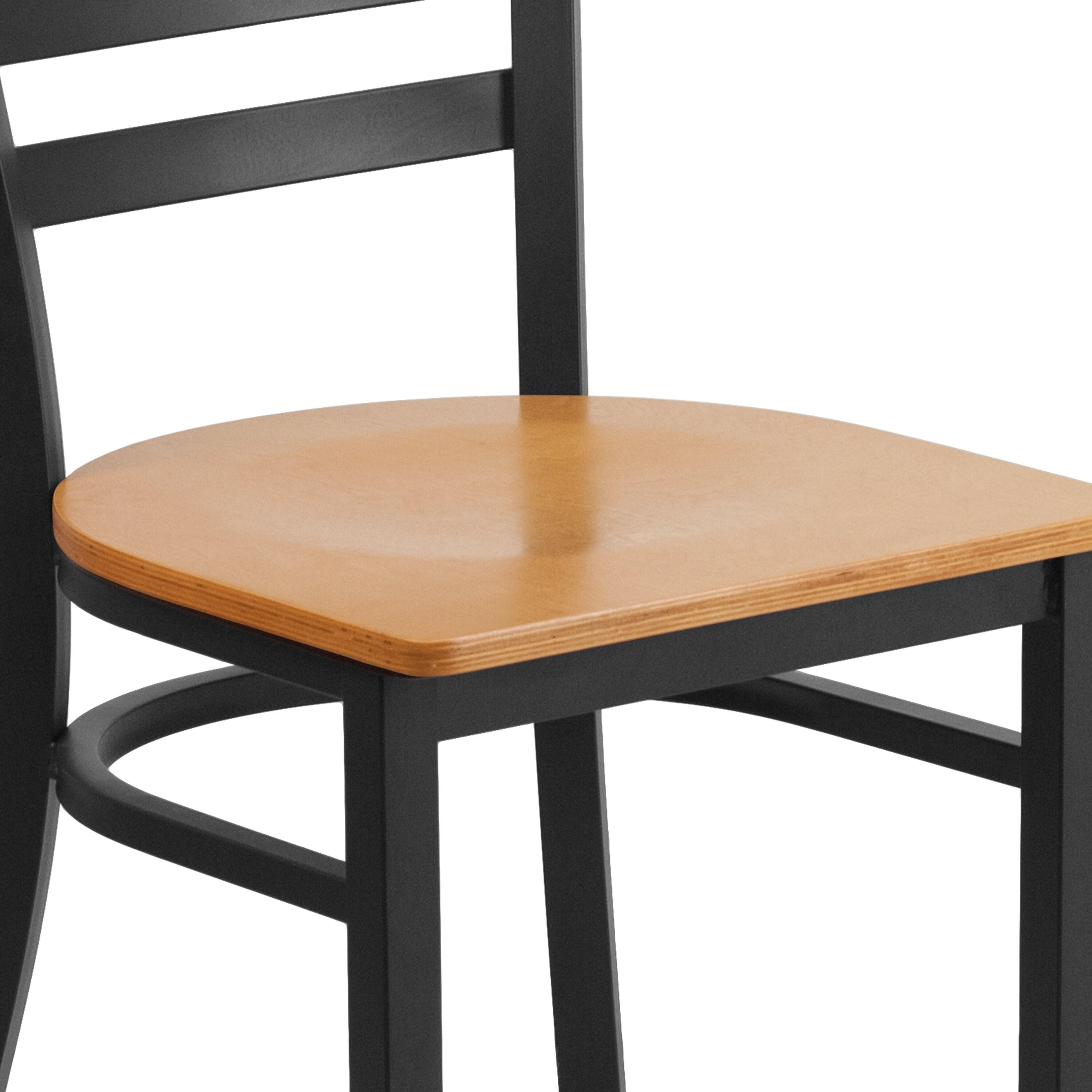 Kendall Ladder Back Metal Restaurant Chair