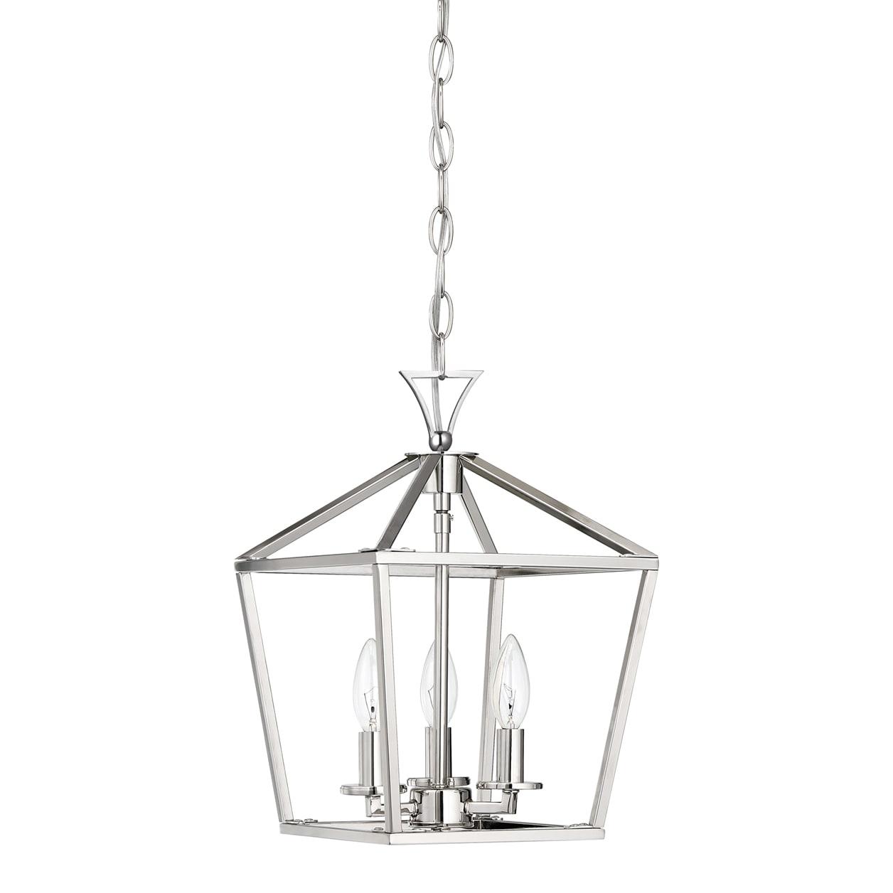 Savoy House Townsend 3 - Light Chandelier in  Polished Nickel