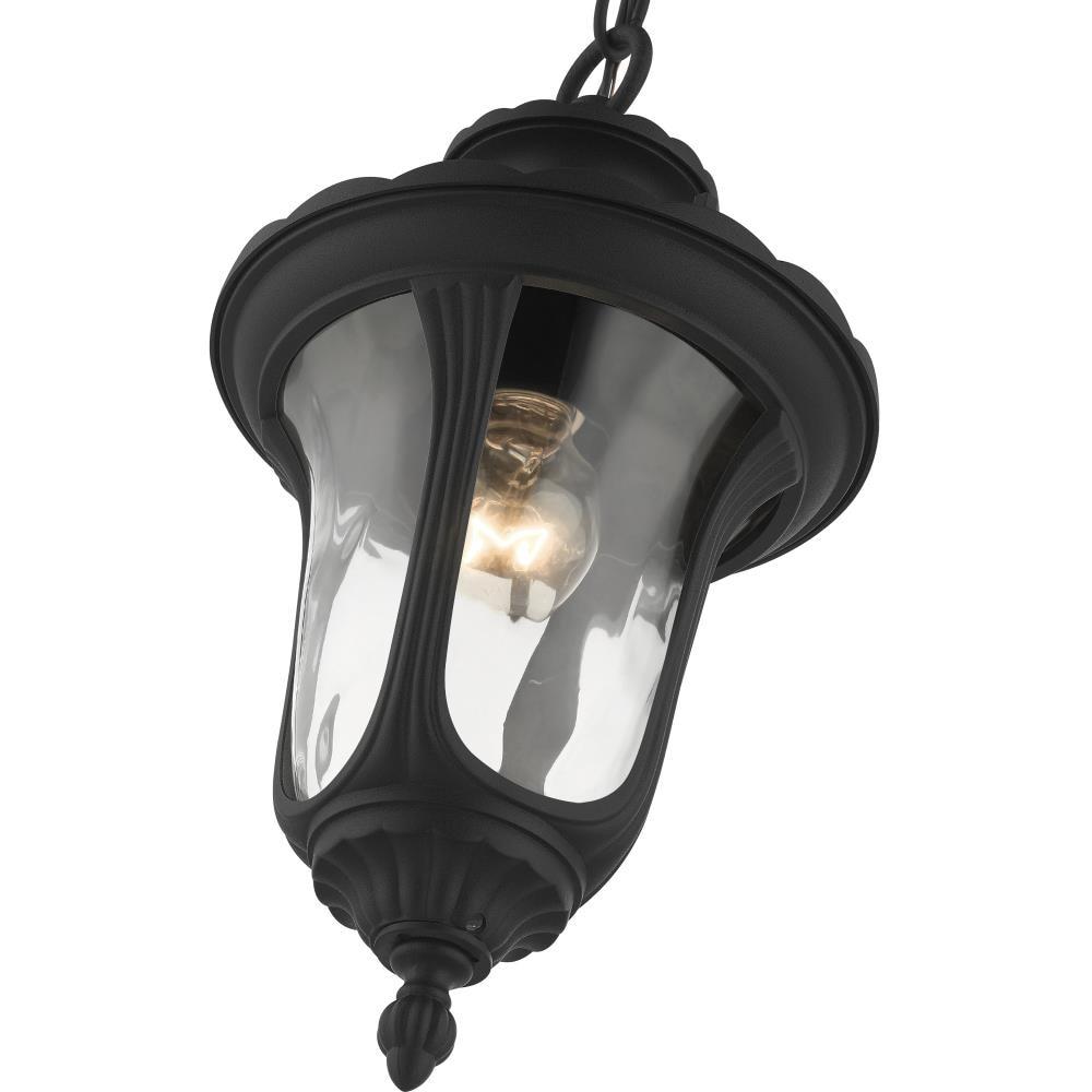 Livex Lighting Oxford 1 - Light Pendant in  Textured Black