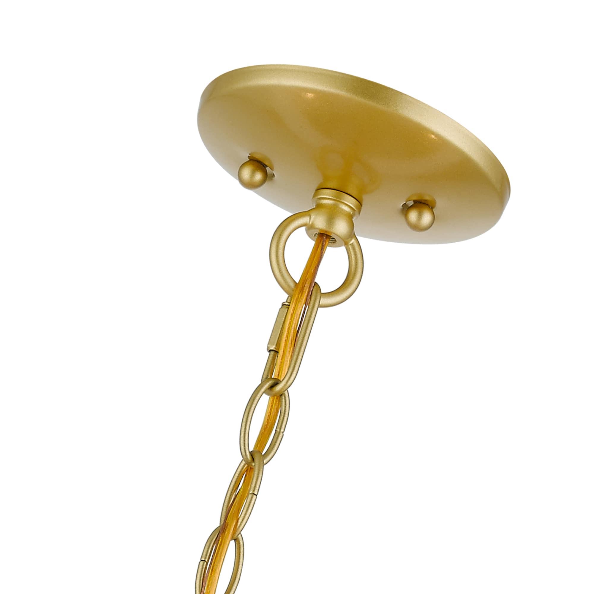 Livex Lighting Brookdale 5 - Light Pendant in  Soft Gold