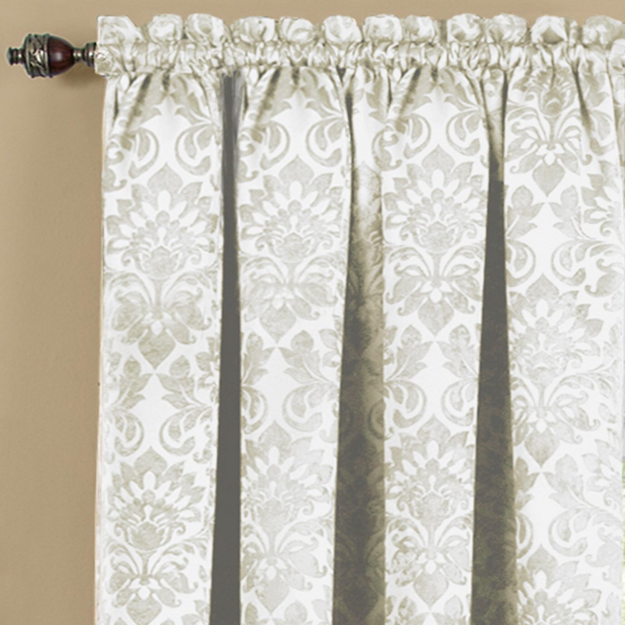 Achim Sutton Window Curtain Panel 52x84 - Ivory