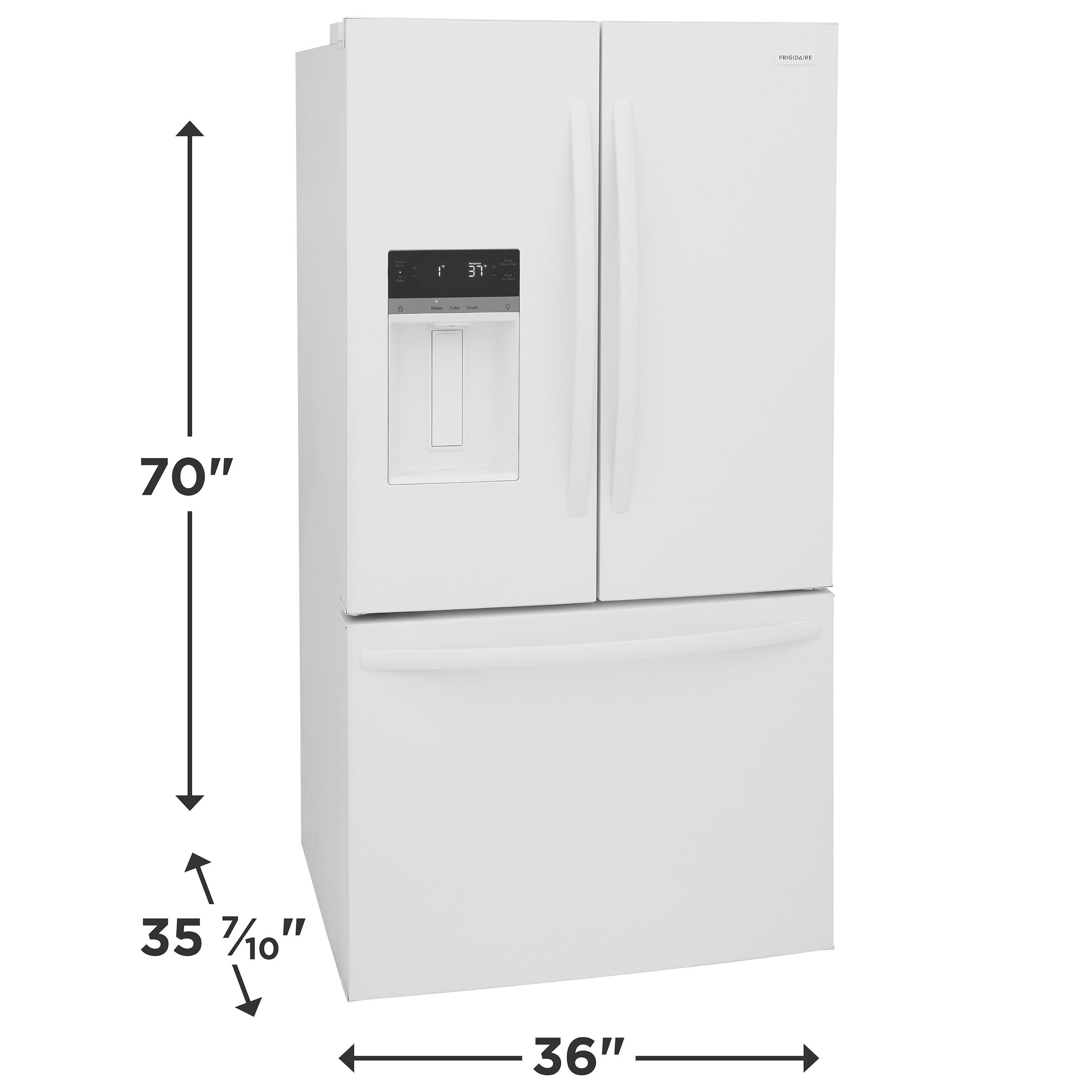 36" French Door 27.8 cu. ft. Refrigerator