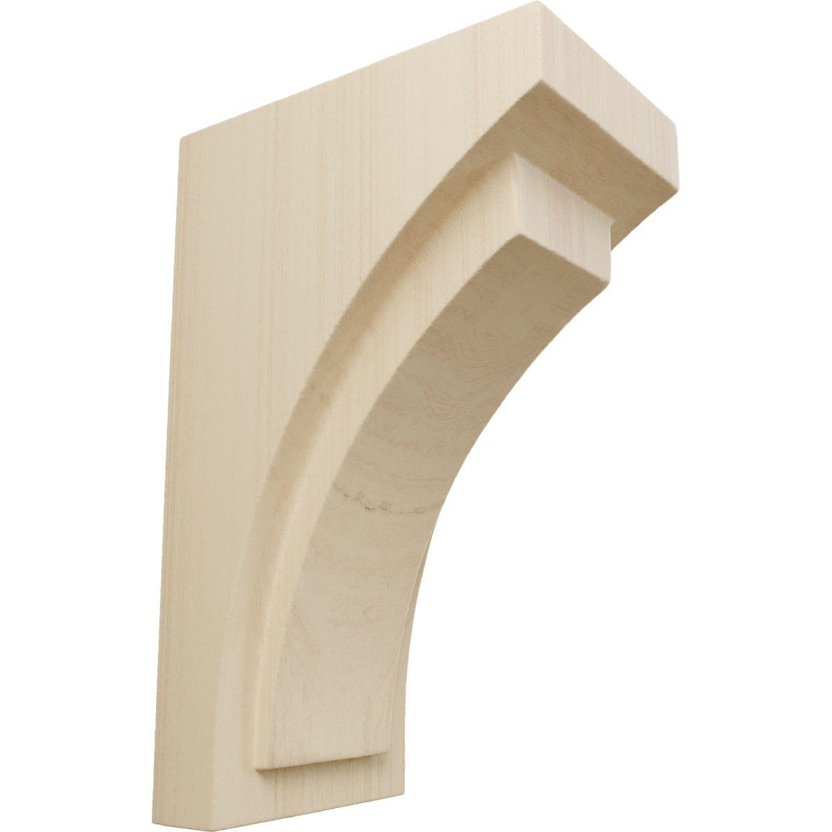 Mini Felix Natural Rubberwood Corbel 2.5" x 3.75" x 6"