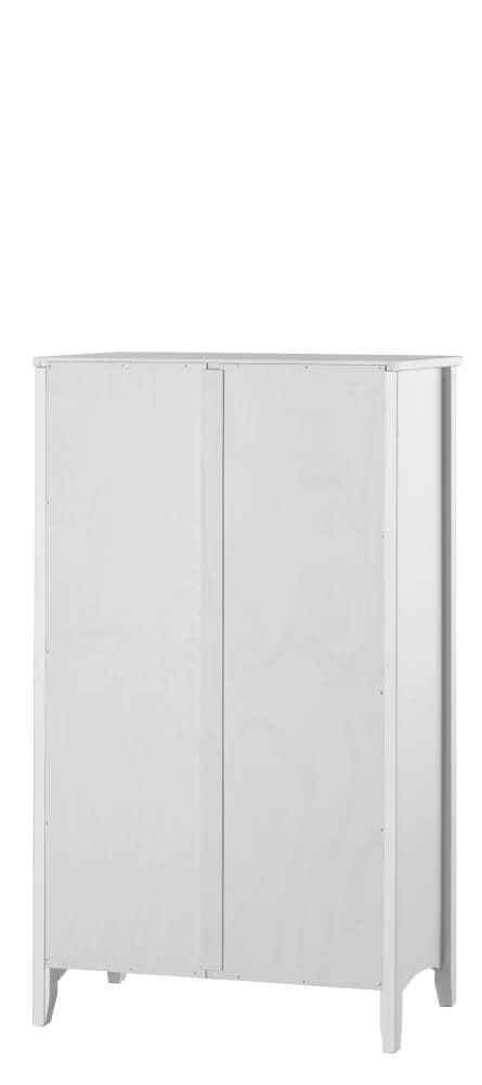Shaker Style Bookcase - 48"H - White Finish