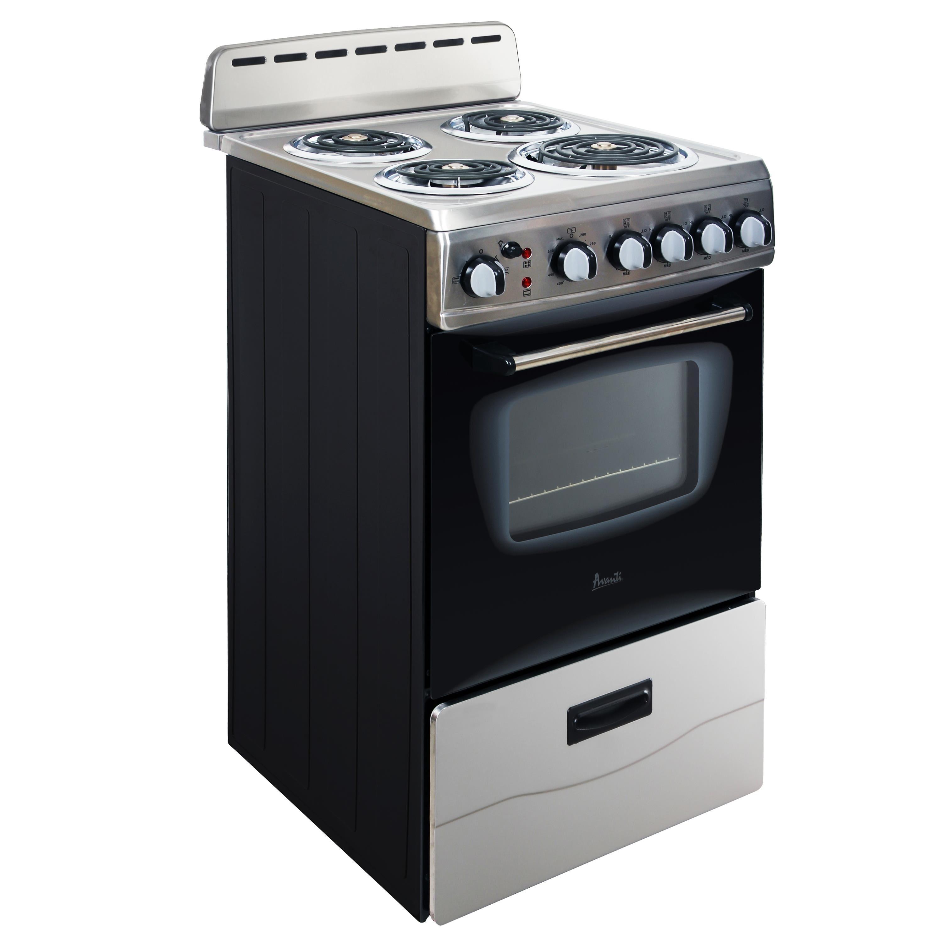 Avanti 20" Electric Range Oven with Framed Glass Door, in Stainless Steel (ERU200P3S)