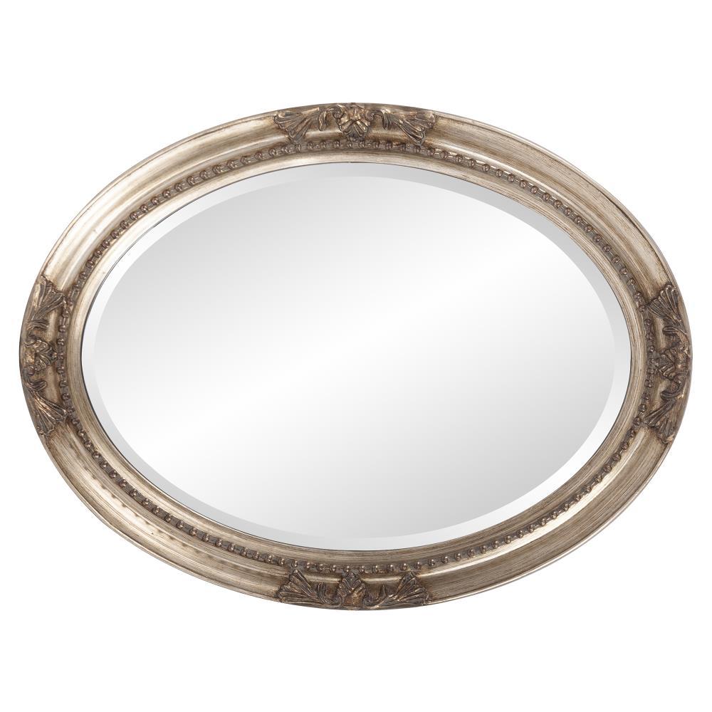 Queen Ann Antique Silver Leaf Mirror - Howard Elliott