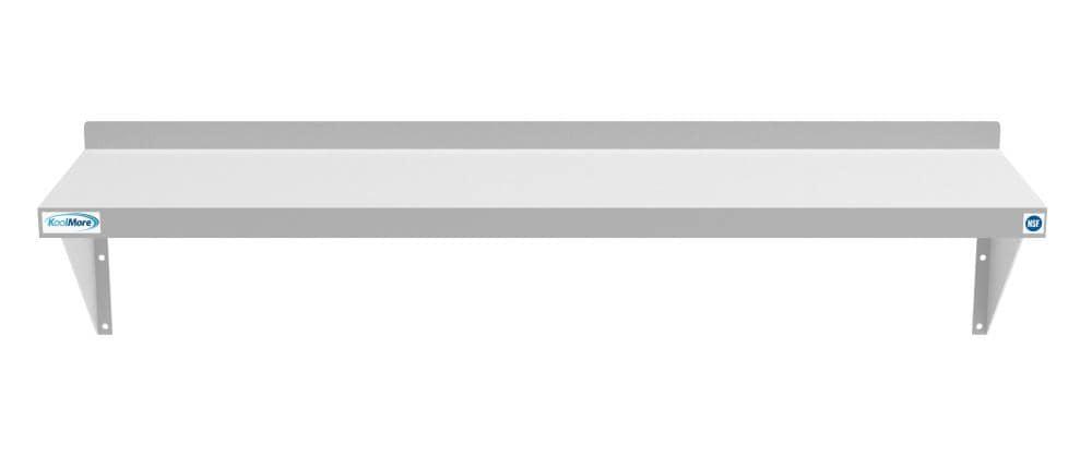 KoolMore 12" x 60" 18-Gauge Stainless-Steel Heavy Duty Wall Shelf