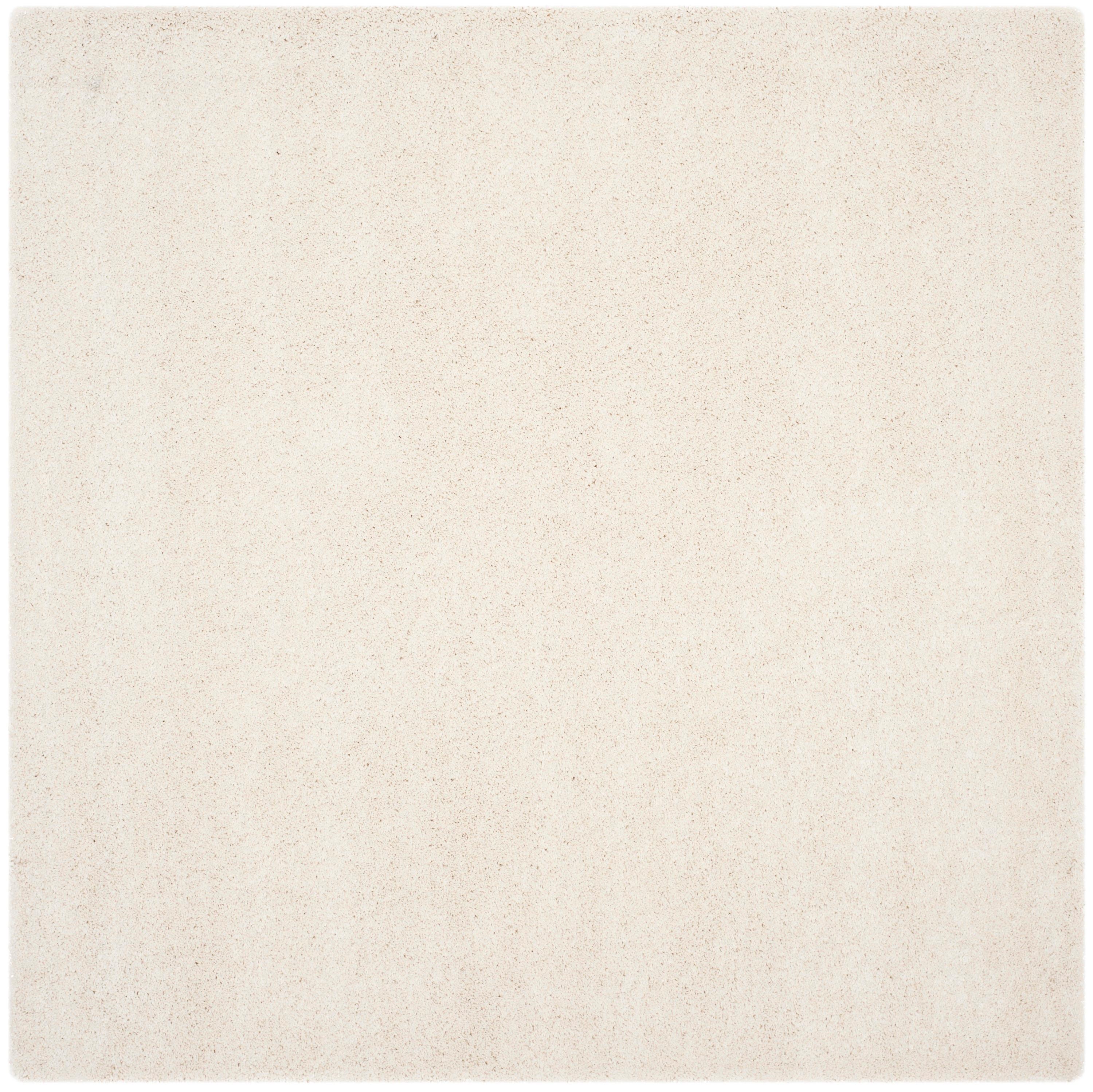 Milan Shag SG180 Power Loomed Indoor Area Rug - Ivory - 7'x7' - Safavieh