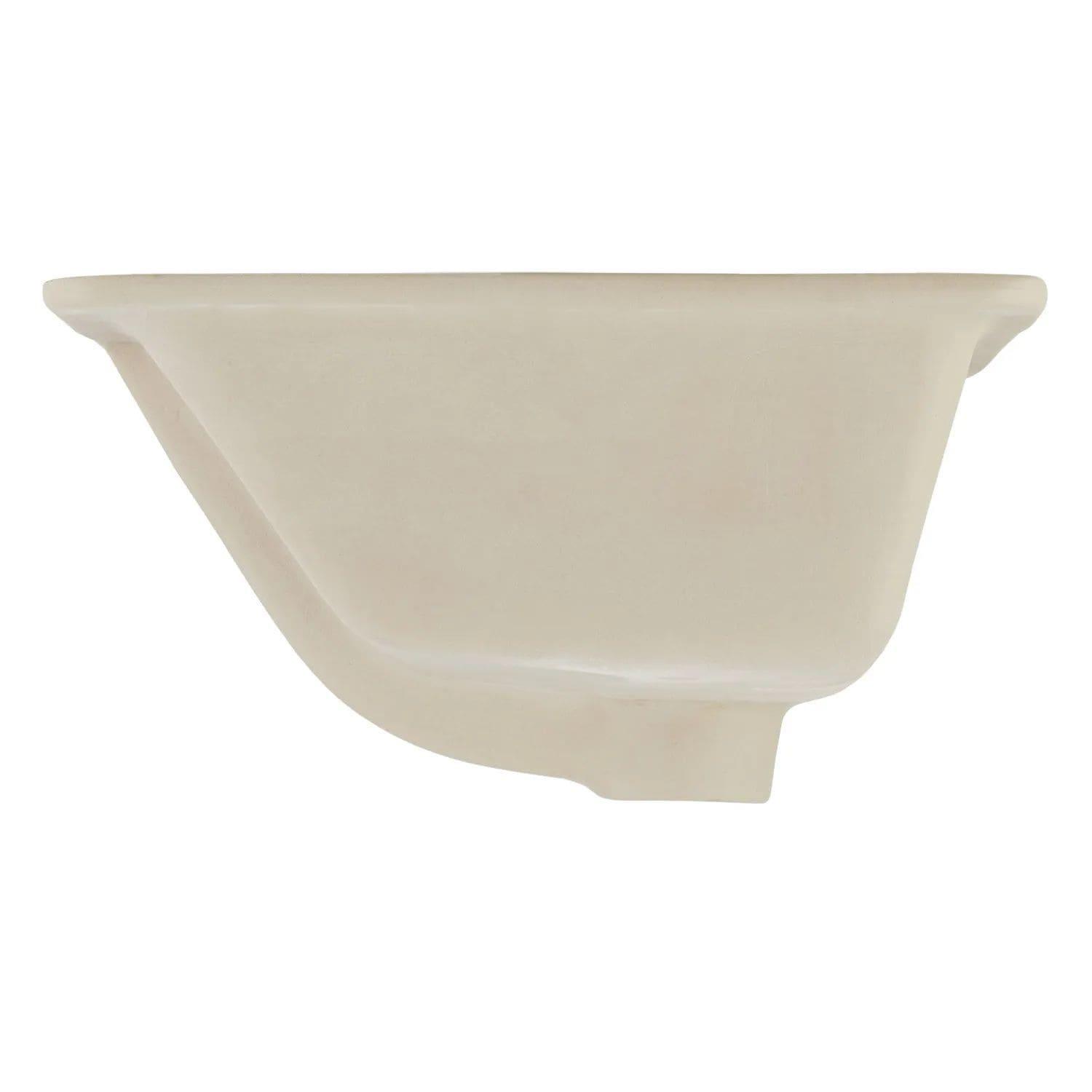 Sawgrass Oval Porcelain Undermount Bathroom Sink