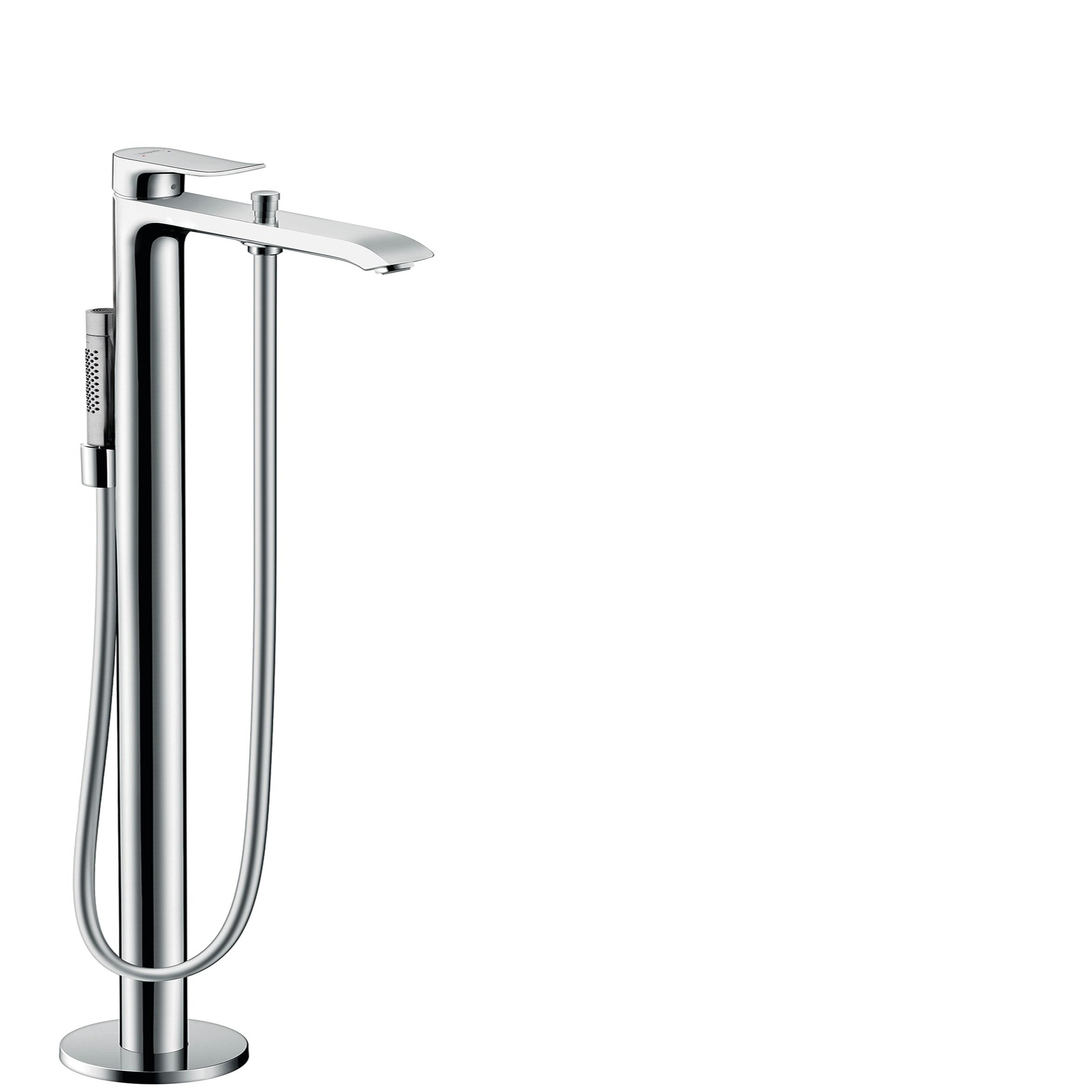 Metris Single Handle Floor Mounted Tub Filler Trim