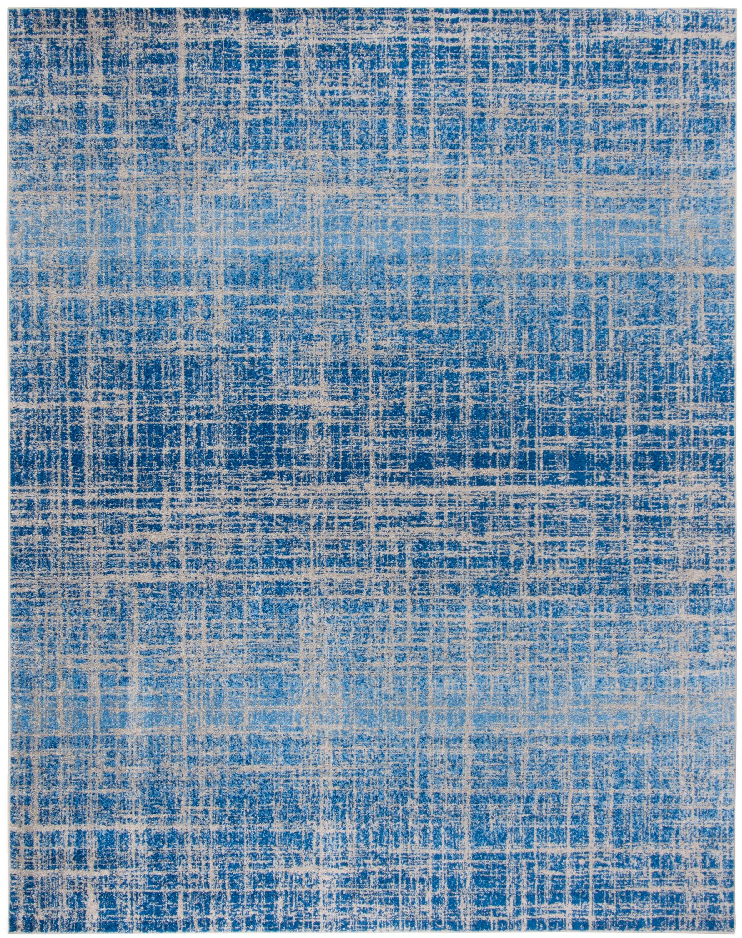 Adirondack ADR116 Machine Made Indoor Area Rug - Blue/Silver - 9'x12' - Safavieh