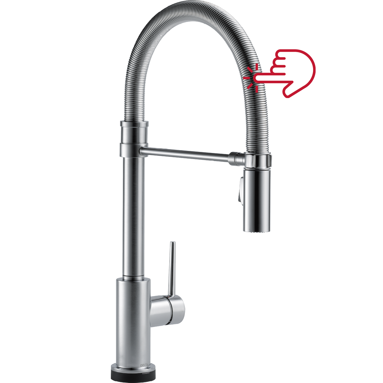 Trinsic Pro Pull Down Touch Single Handle Kitchen Faucet with Accessories