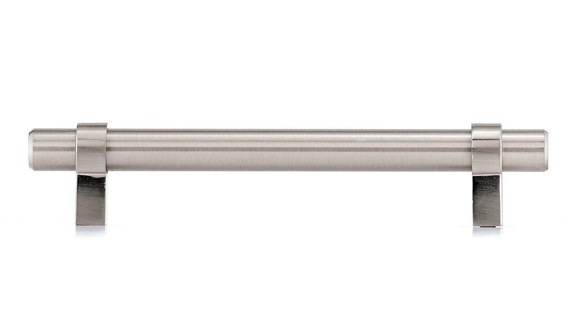 Richelieu Hardware BP5016128195 Contemporary Metal Pull ,5 ', Brushed Nickel