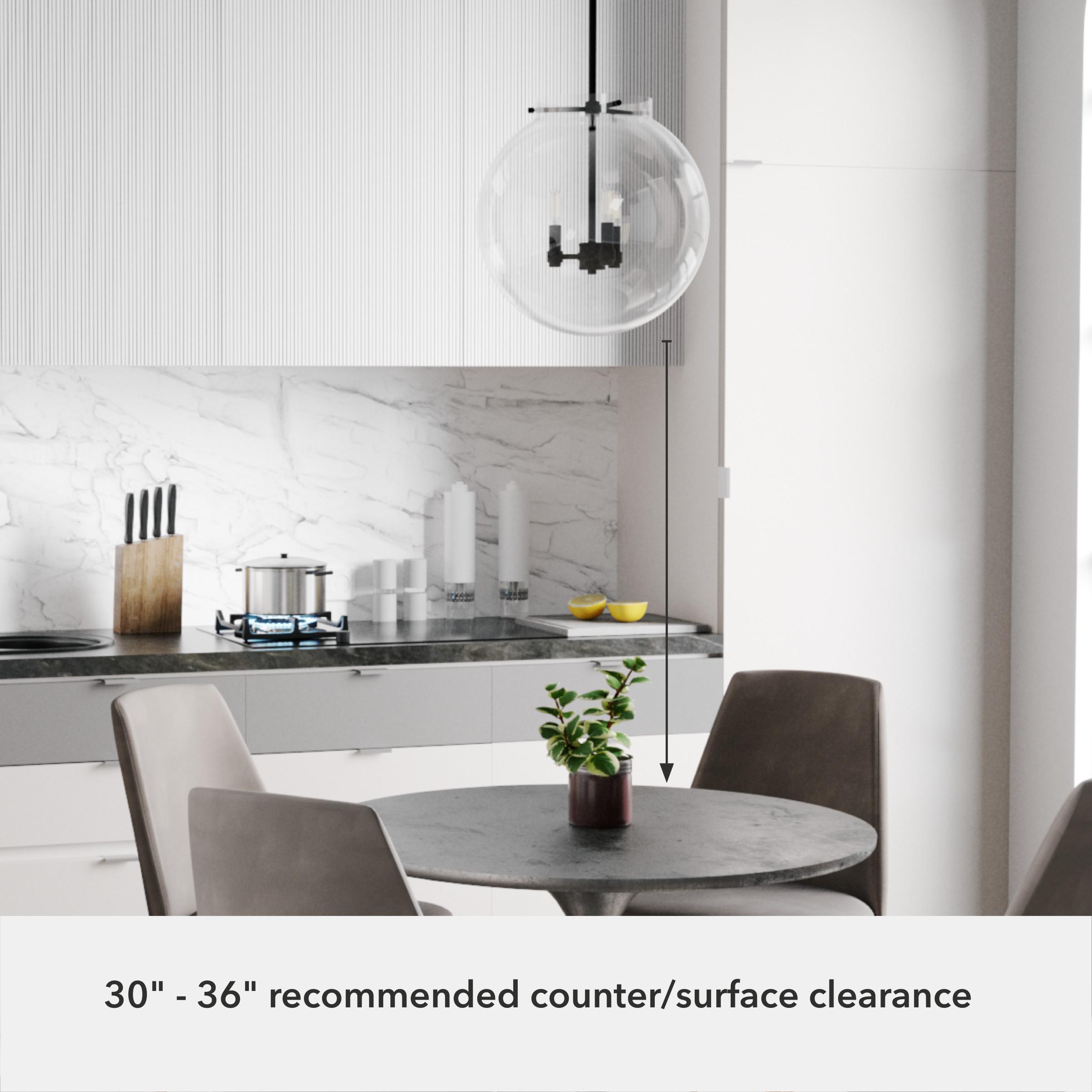 Hunter Fan Sacha 3 - Light Single Globe Pendant