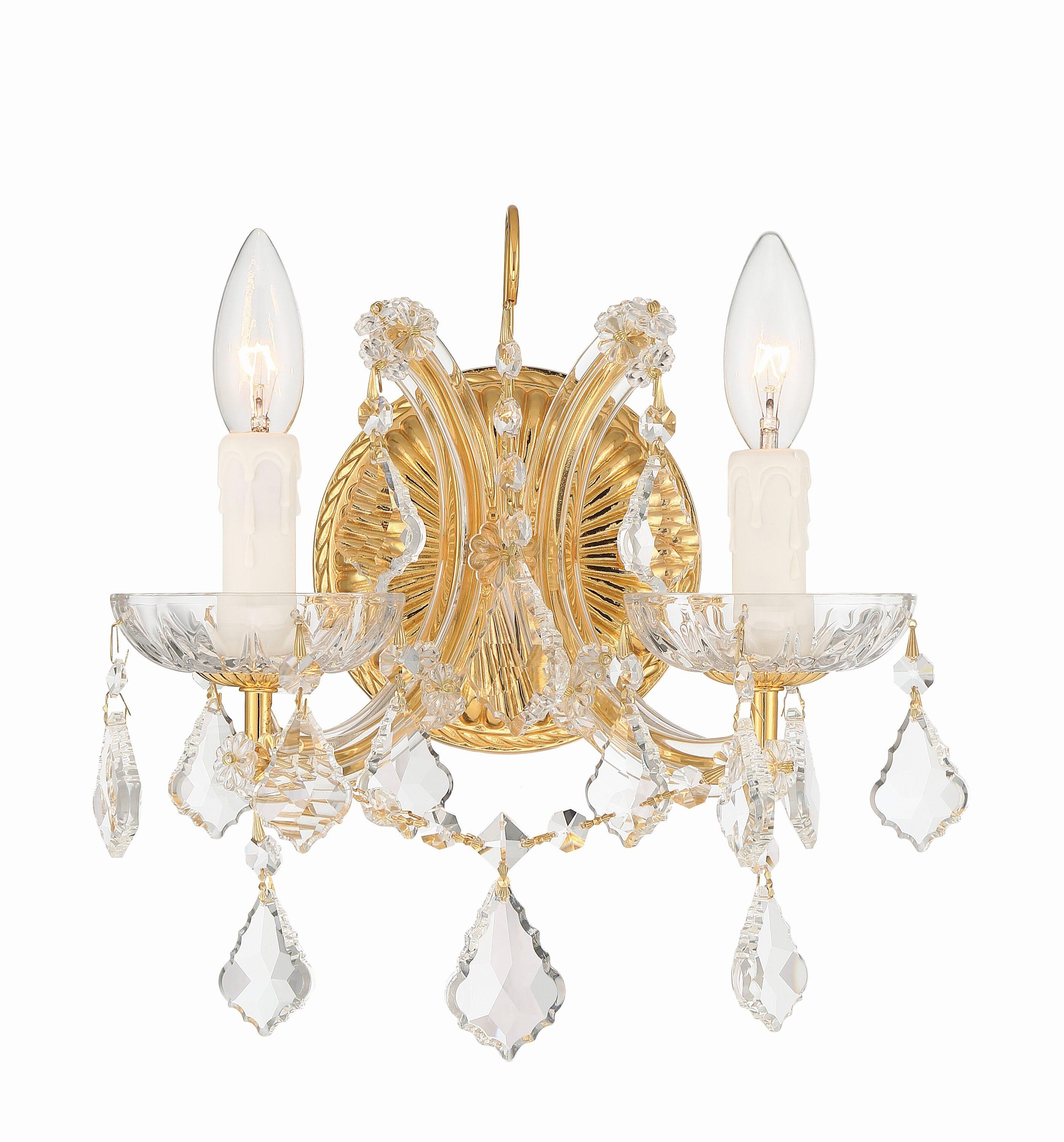 Crystorama Lighting Maria Theresa 2 - Light Sconce in  Gold