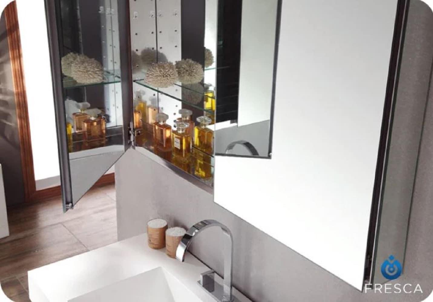 Mezzo 48"Black Wall Hung Bathroom Vanity & Medicine Cabinet
