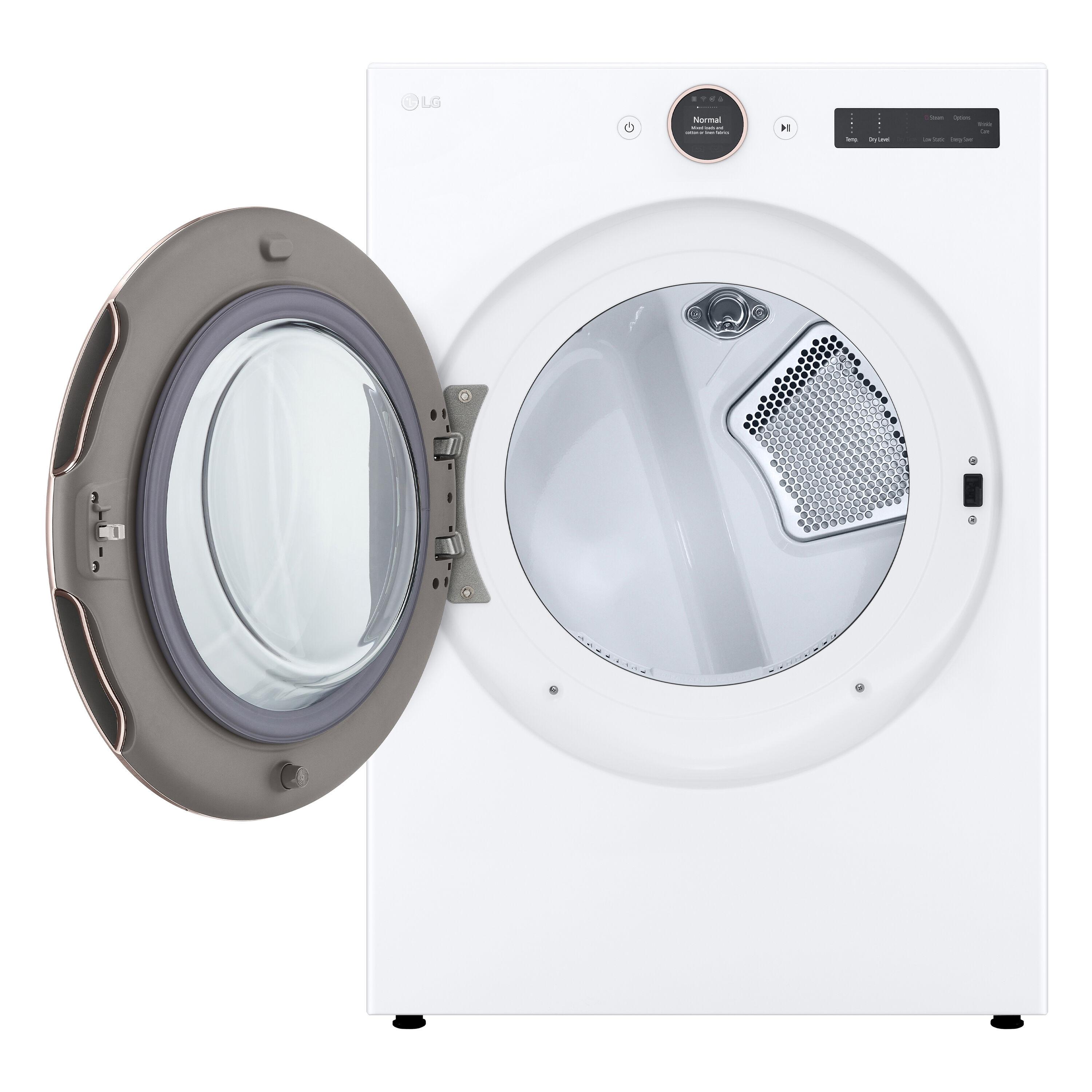 7.4 Cu. Ft. Smart Front Load Electric Dryer With Ai Sensor Dry & Turbosteam Technology