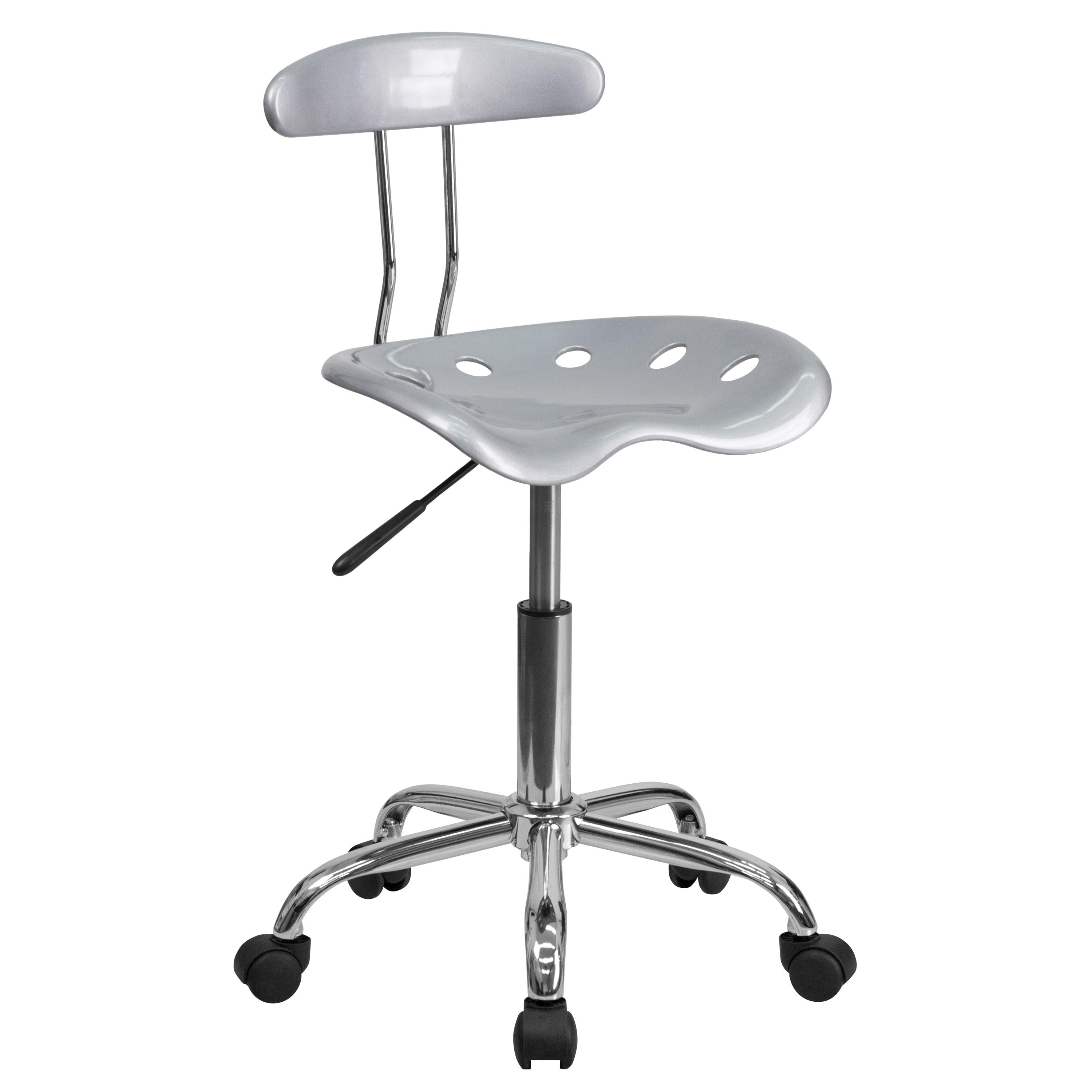 Flash Furniture Bonavant Adjustable Swivel Chair for Desk and Office with Tractor Seat
