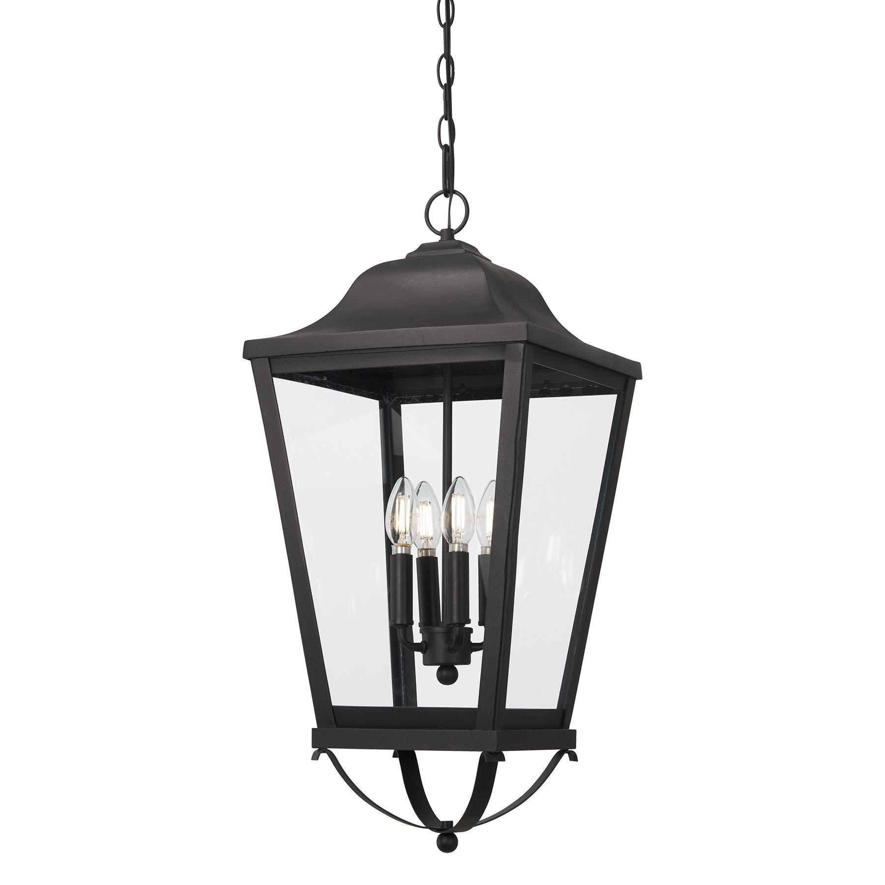 Minka Great Outdoors - Savannah - 4 Light Outdoor Chain Hung Pendant-25.75