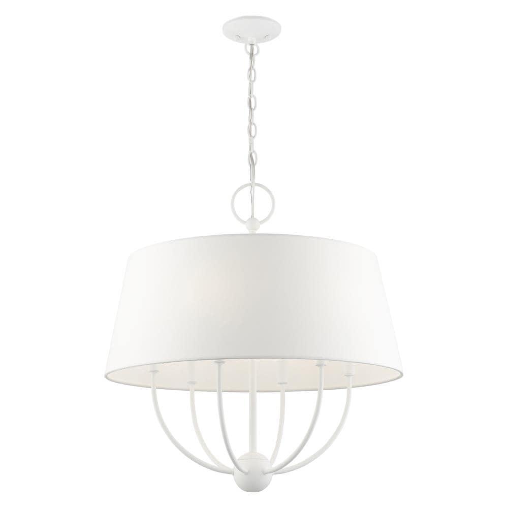 Livex Lighting Ridgecrest 6 - Light Pendant in  White