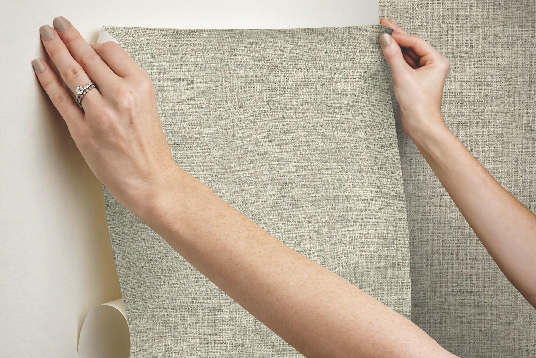 Papyrus Weave Peel + Stick Wallpaper - Natural