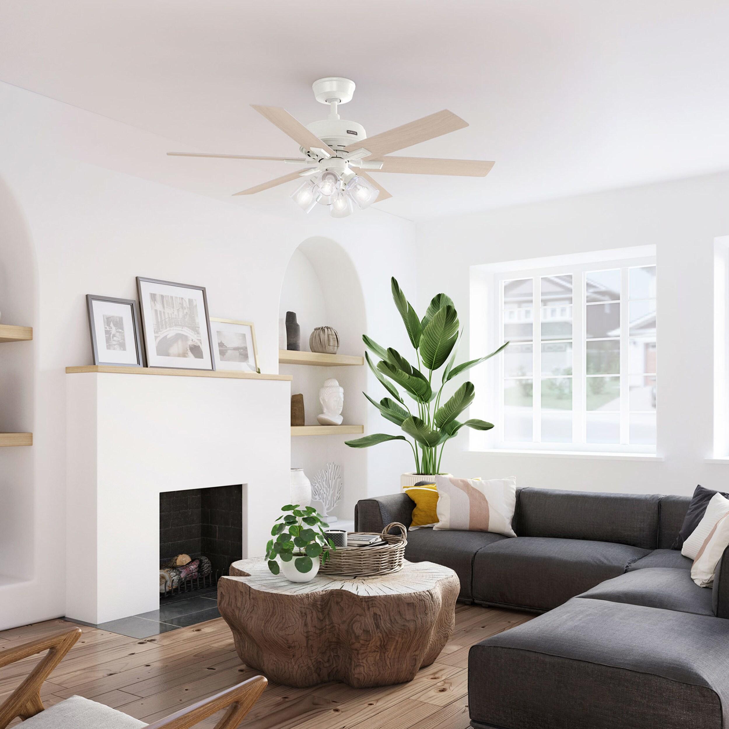 Hunter 52 Inch Fonthill ENERGY STAR® Hunterexpress Ceiling Fan With Lights And Remote