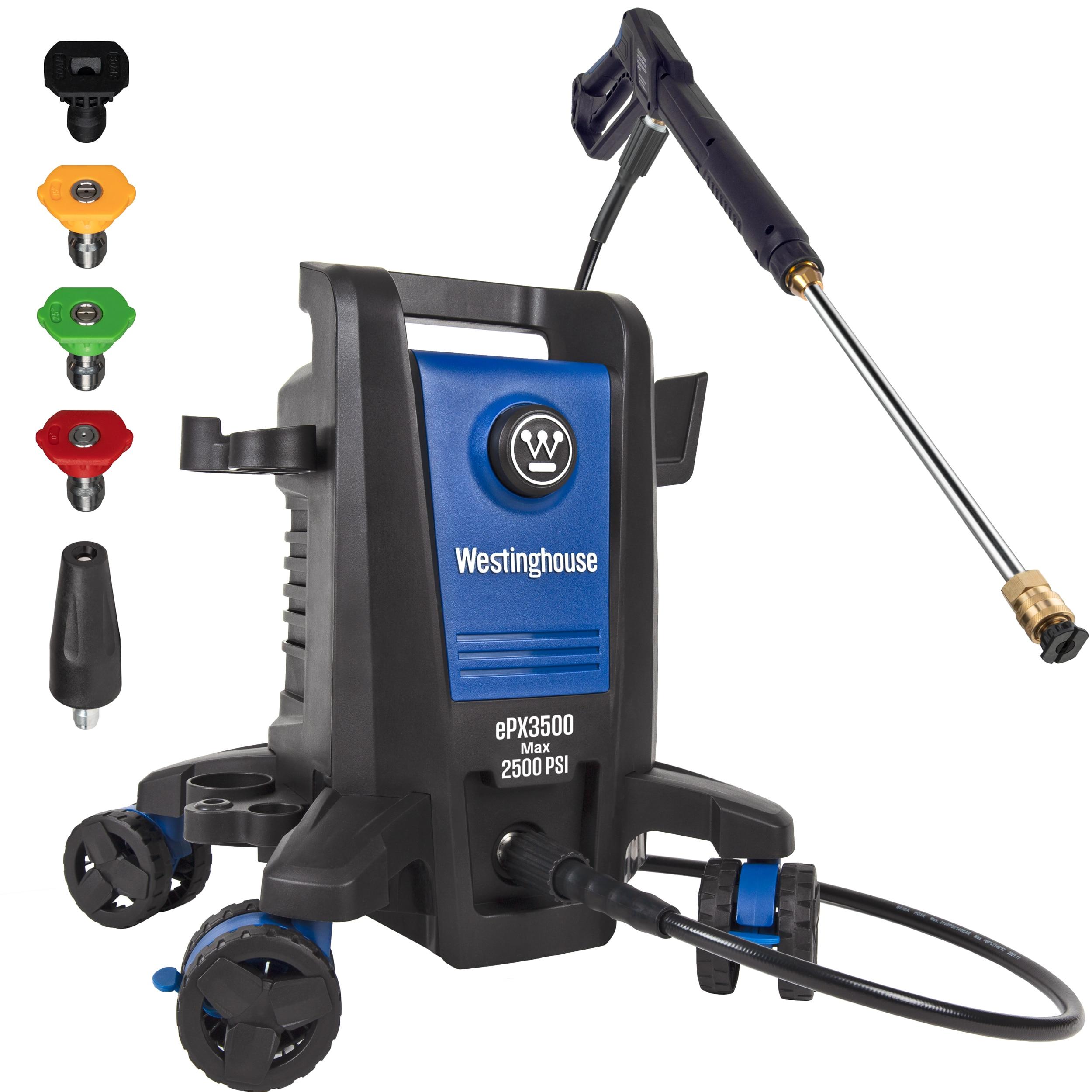 Westinghouse Electric Pressure Washer 2500-PSI, 1.76-GPM, Soap Tank, 5 Nozzles
