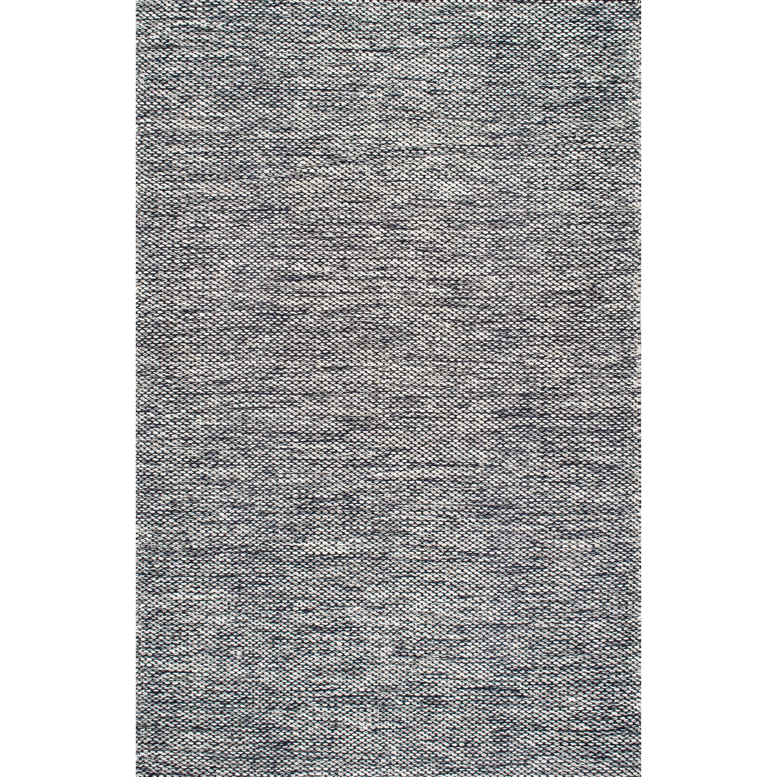 Nuloom Alessi Hand Woven Cotton Indoor Area Rug, Square 6', Gray