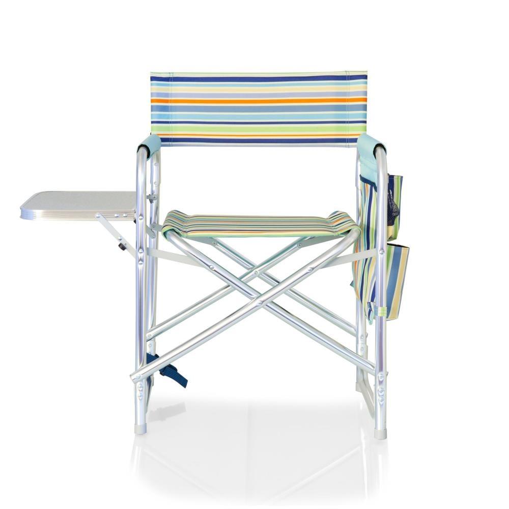 Picnic Time Sports Outdoor Portable Camp Chair with Side Table
