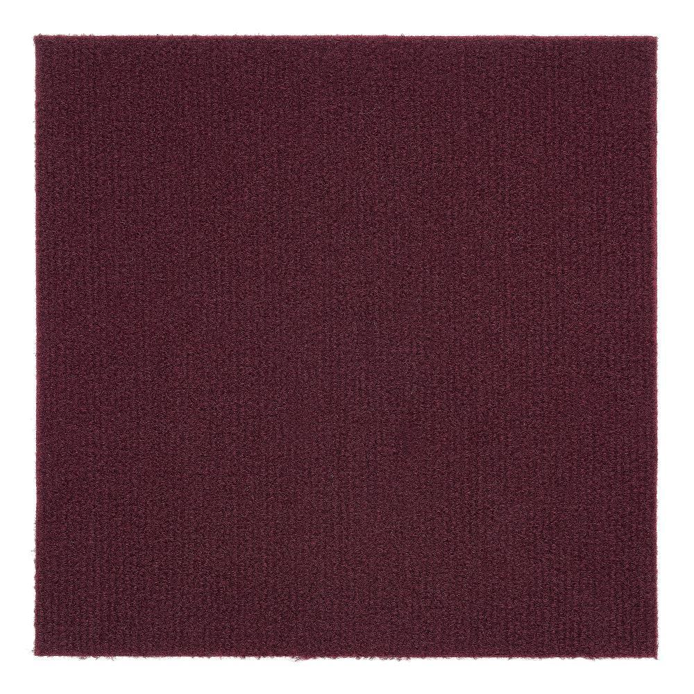 Achim Importing Co Nexus 12'' W x 12'' L Level Loop Adhesive, Peel & Stick Polyester Carpet Tile