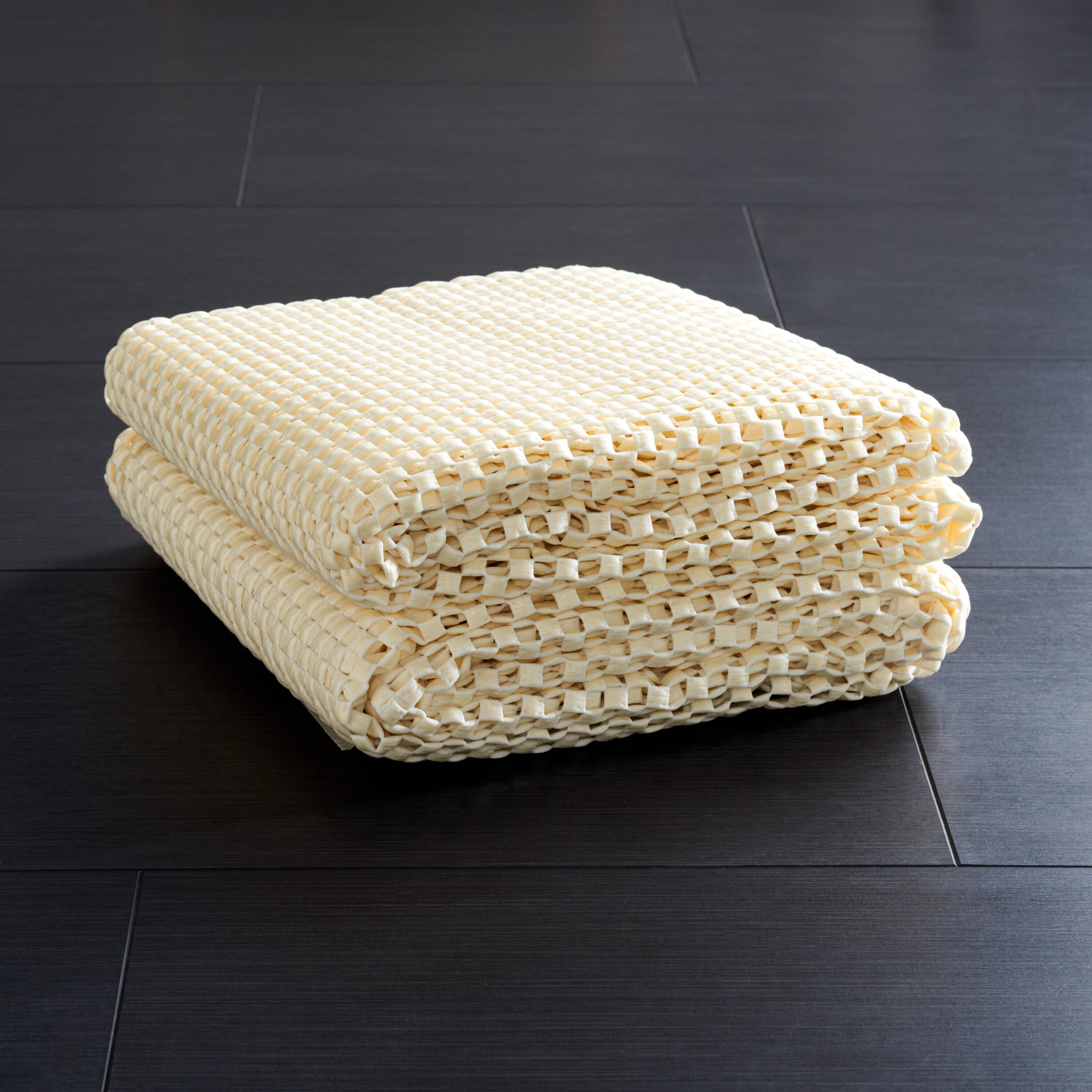 Grid Pad PAD111 Power Loomed Indoor Rug Pad - White - 4' x 6' - Safavieh