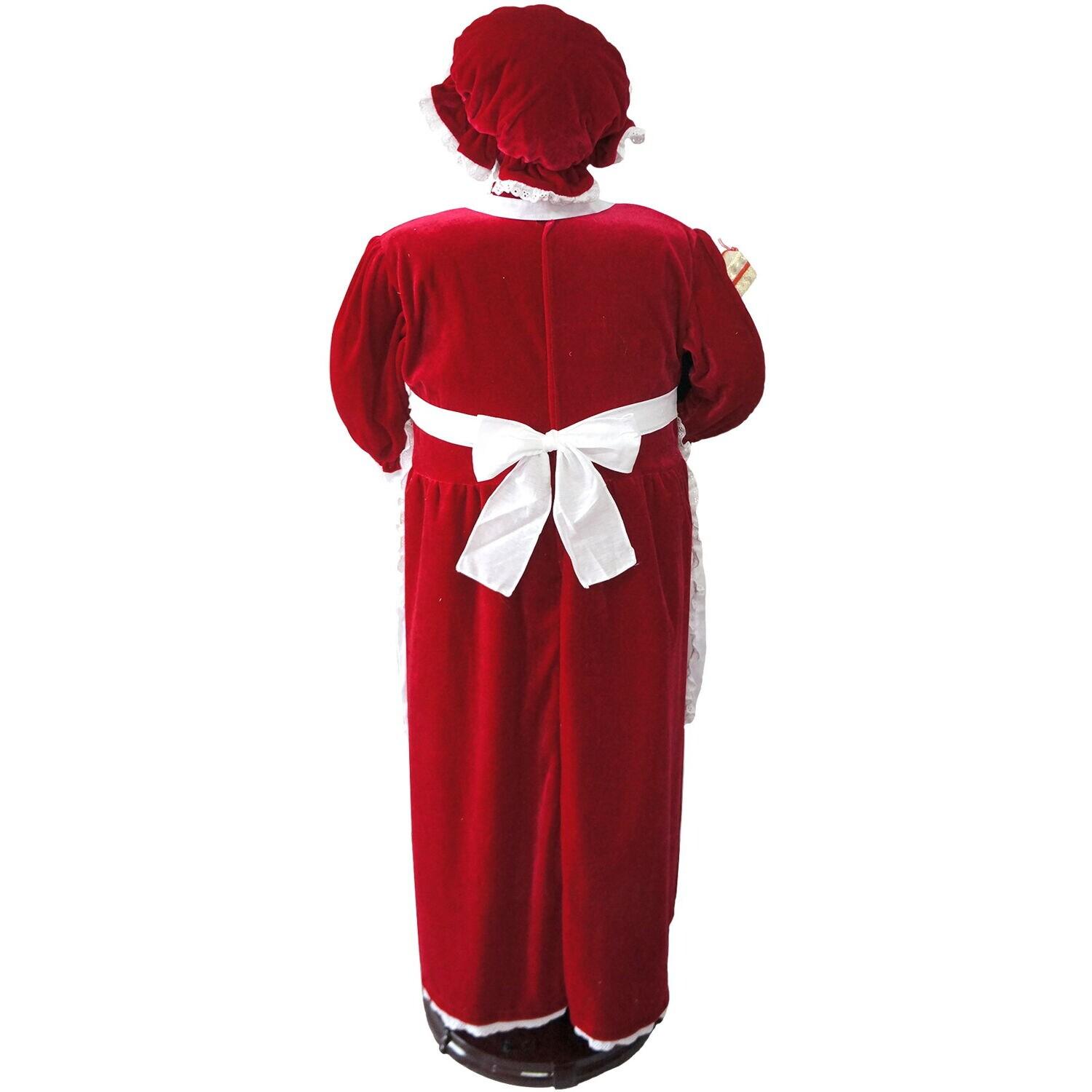 Fraser Hill Farm 58-in. Dancing African American Mrs. Claus Animatronic