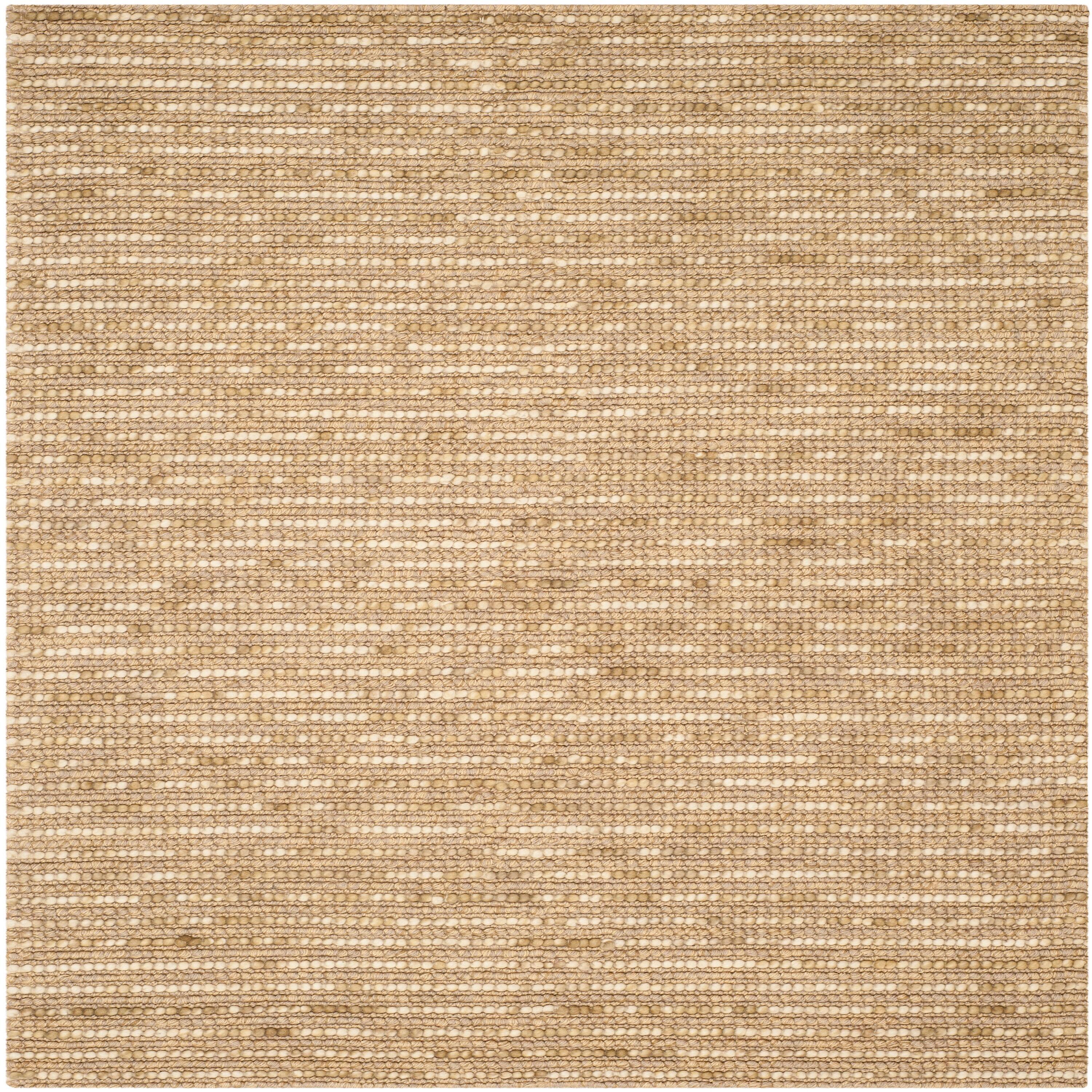 Bohemian BOH525 Hand Woven Area Rug - Beige/Multi - 8'x8' - Safavieh.