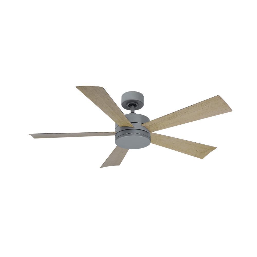Wynd 5 - Blade Outdoor /Indoor Smart Ceiling Fan with Remote Control and LED Light Kit Included