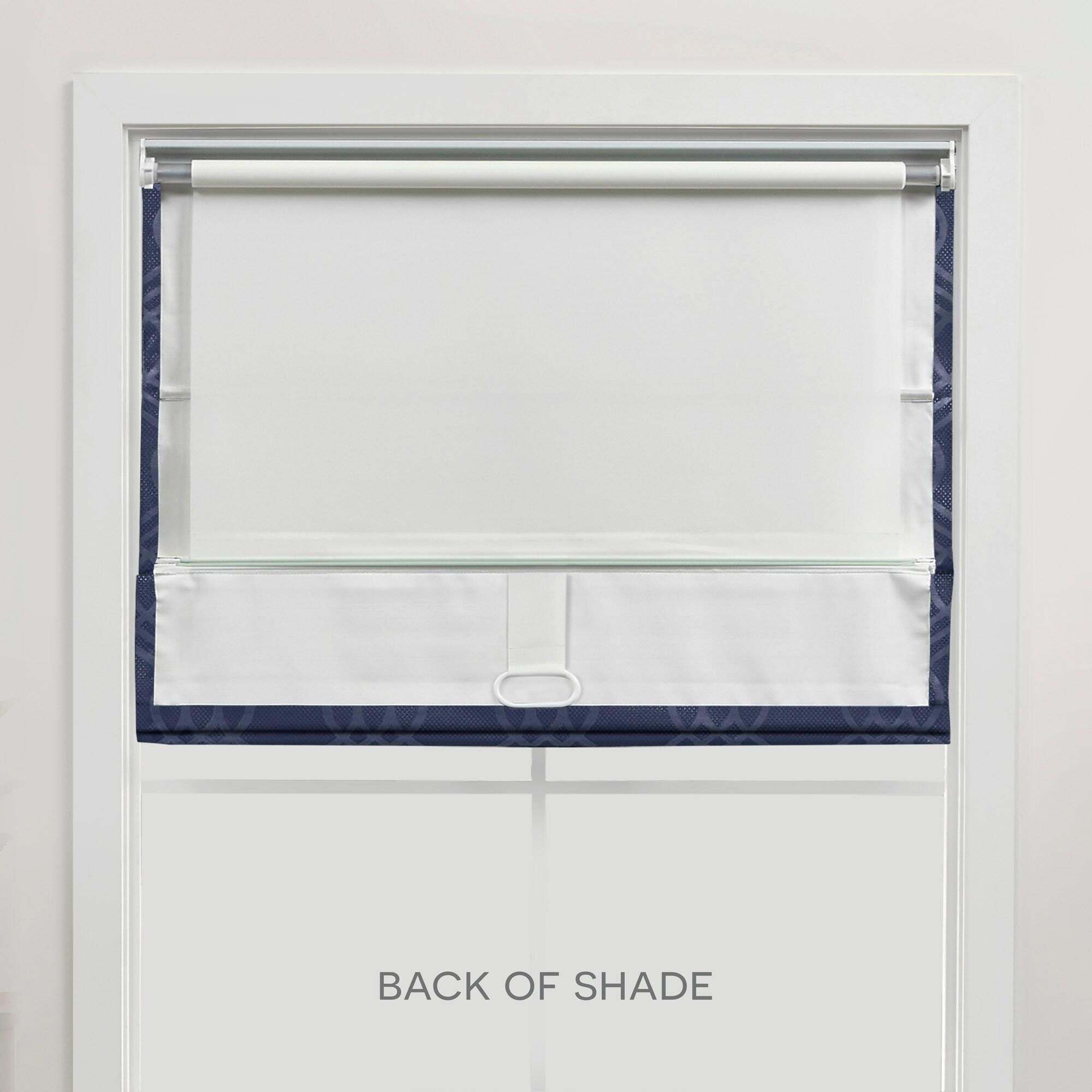 Amalgamated Textiles Exclusive Home Prague Trellis 100% Blackout Roman Shade