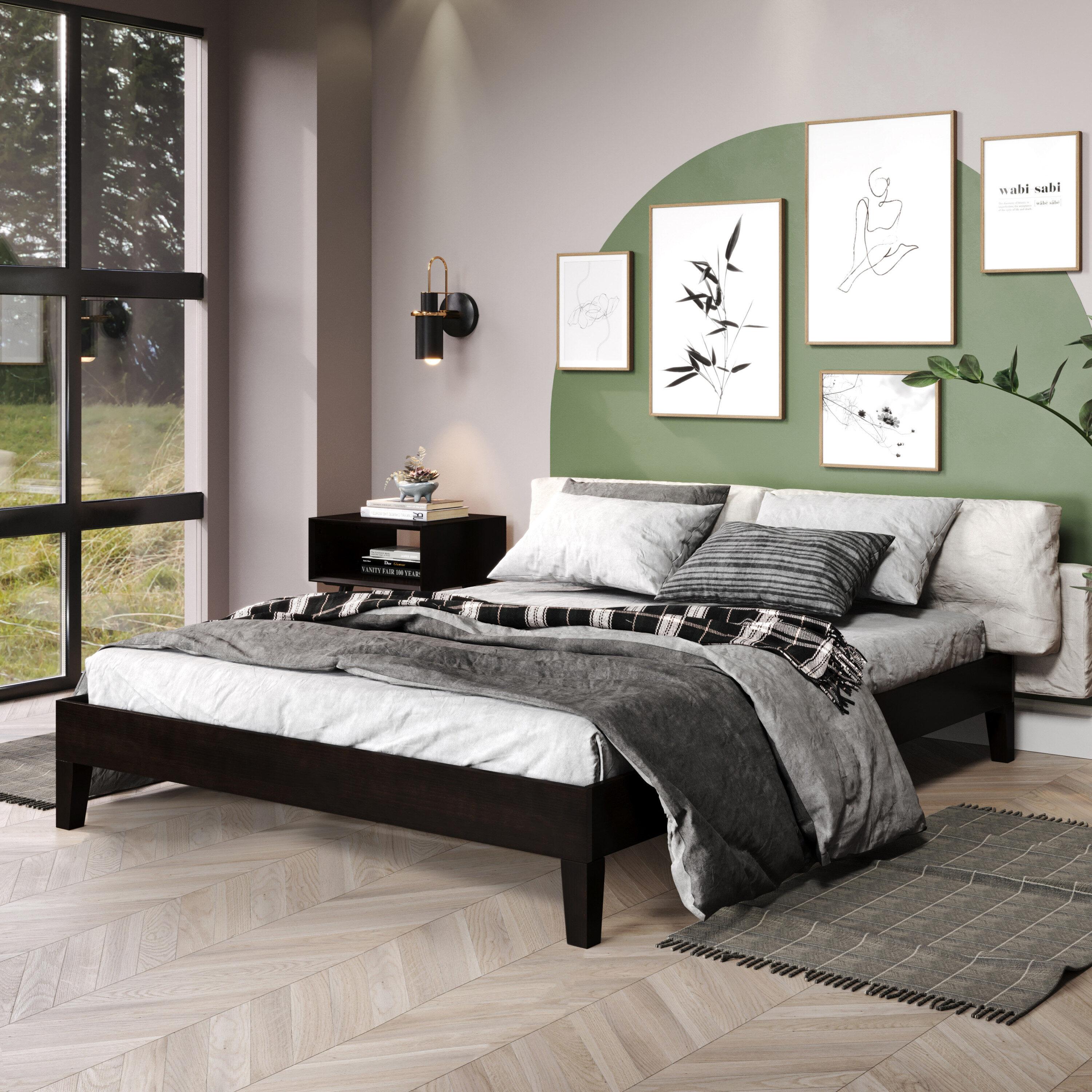 Queen Nix Platform Bed Black - Steve Silver Co.