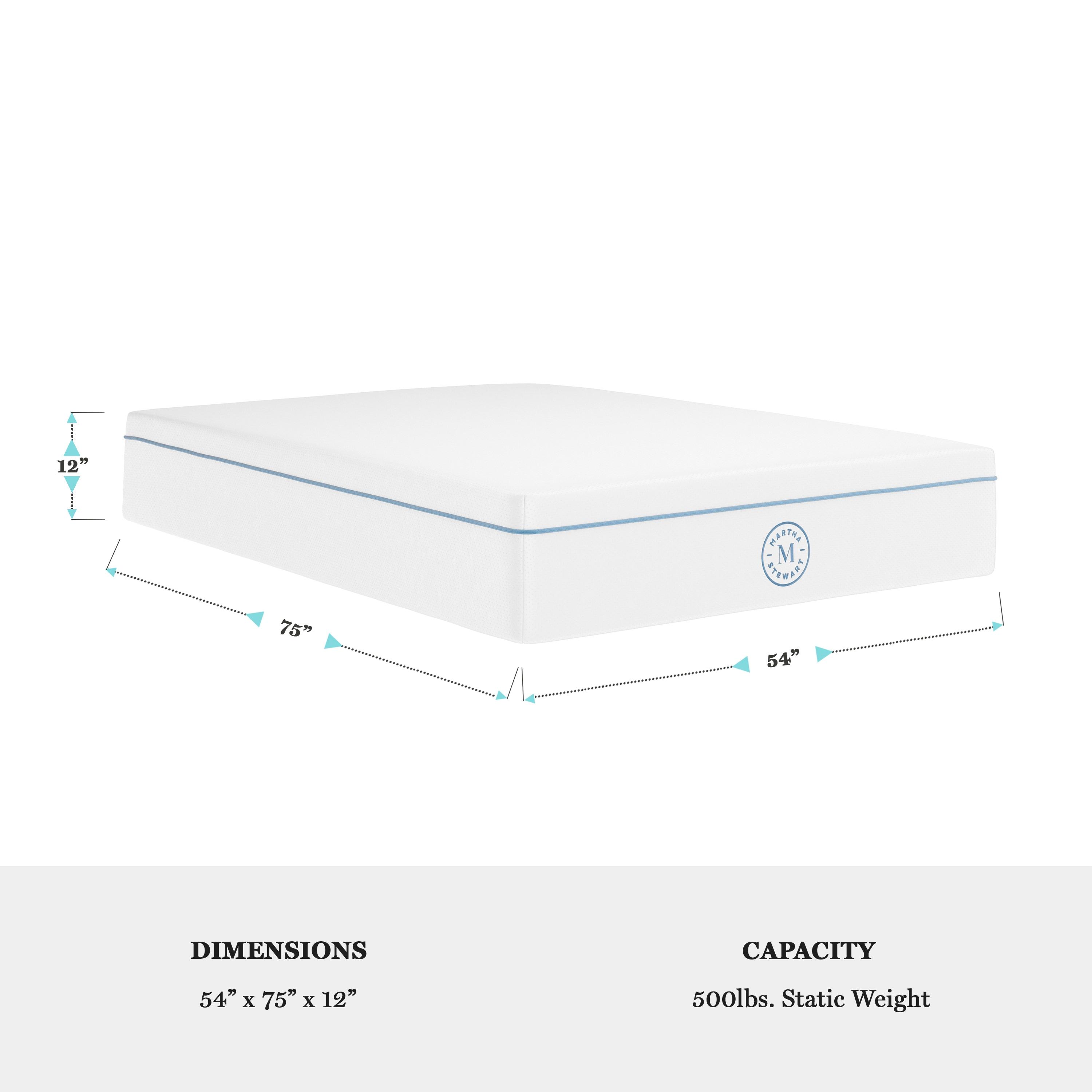 Martha Stewart Martha Stewart SleepComplete 12" Medium-Firm Hybrid Mattress