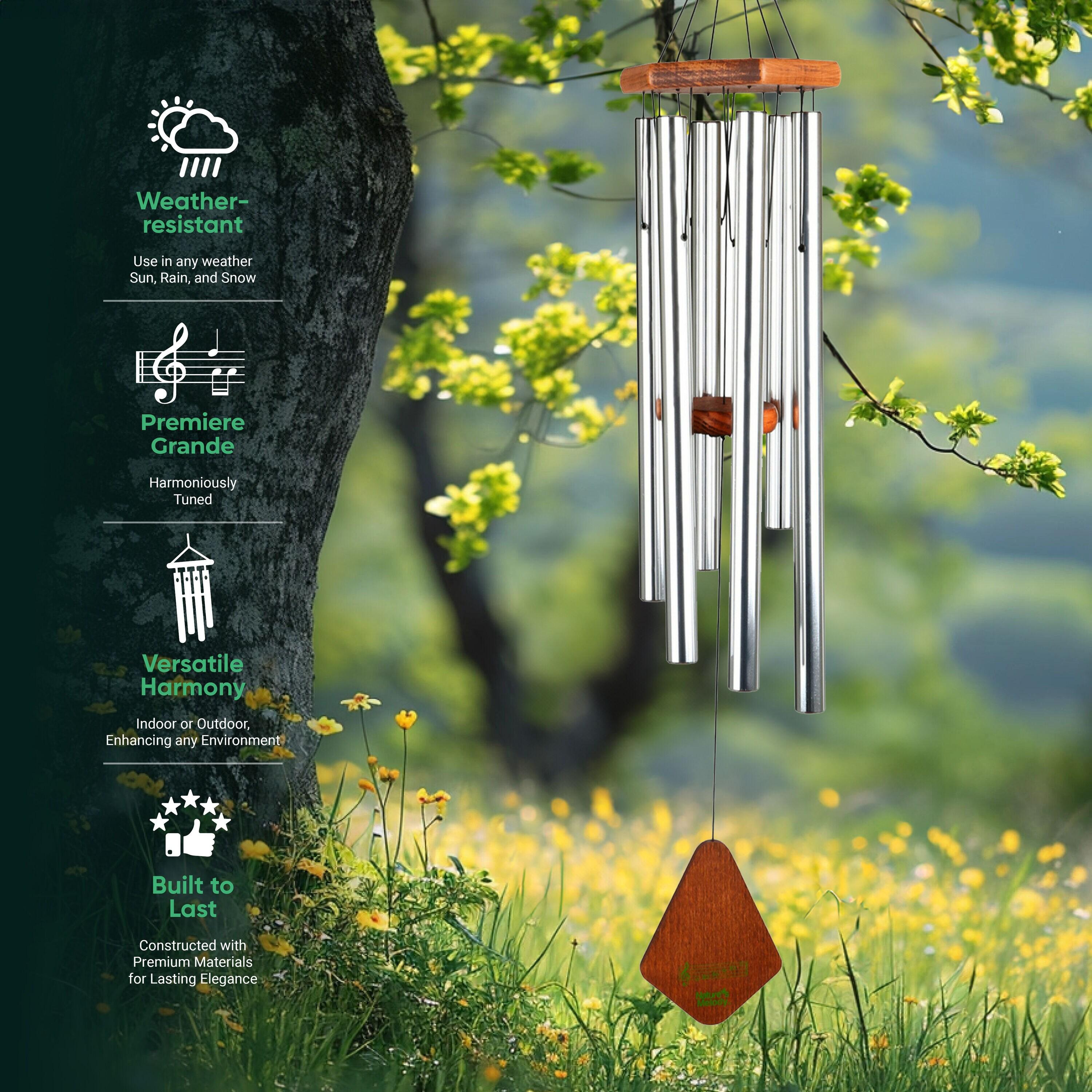 Nature's Melody Nature's Melody Tuned 6-Tube Outdoor Wind Chimes