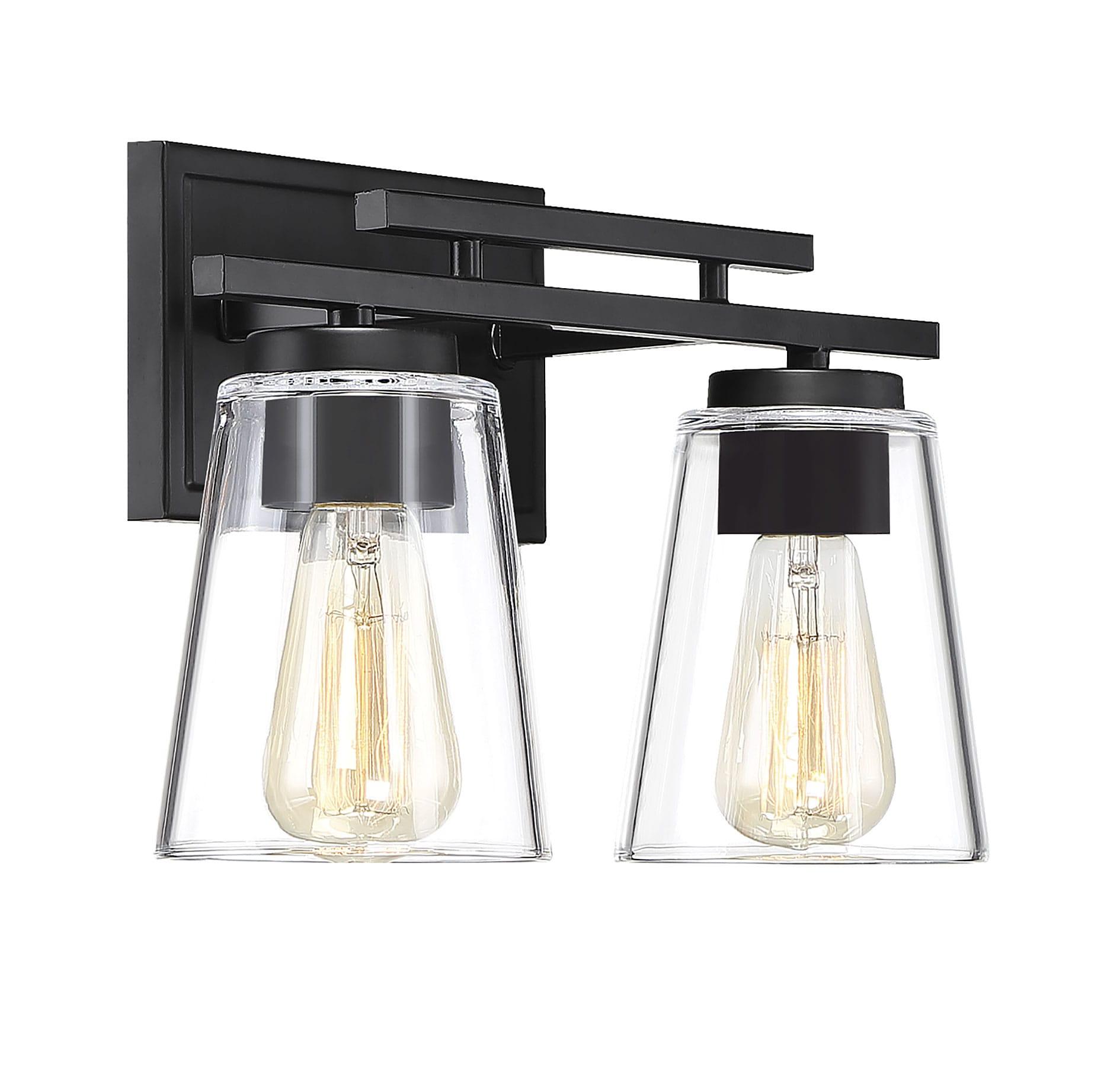Savoy House Calhoun 2 - Light Vanity in  Black