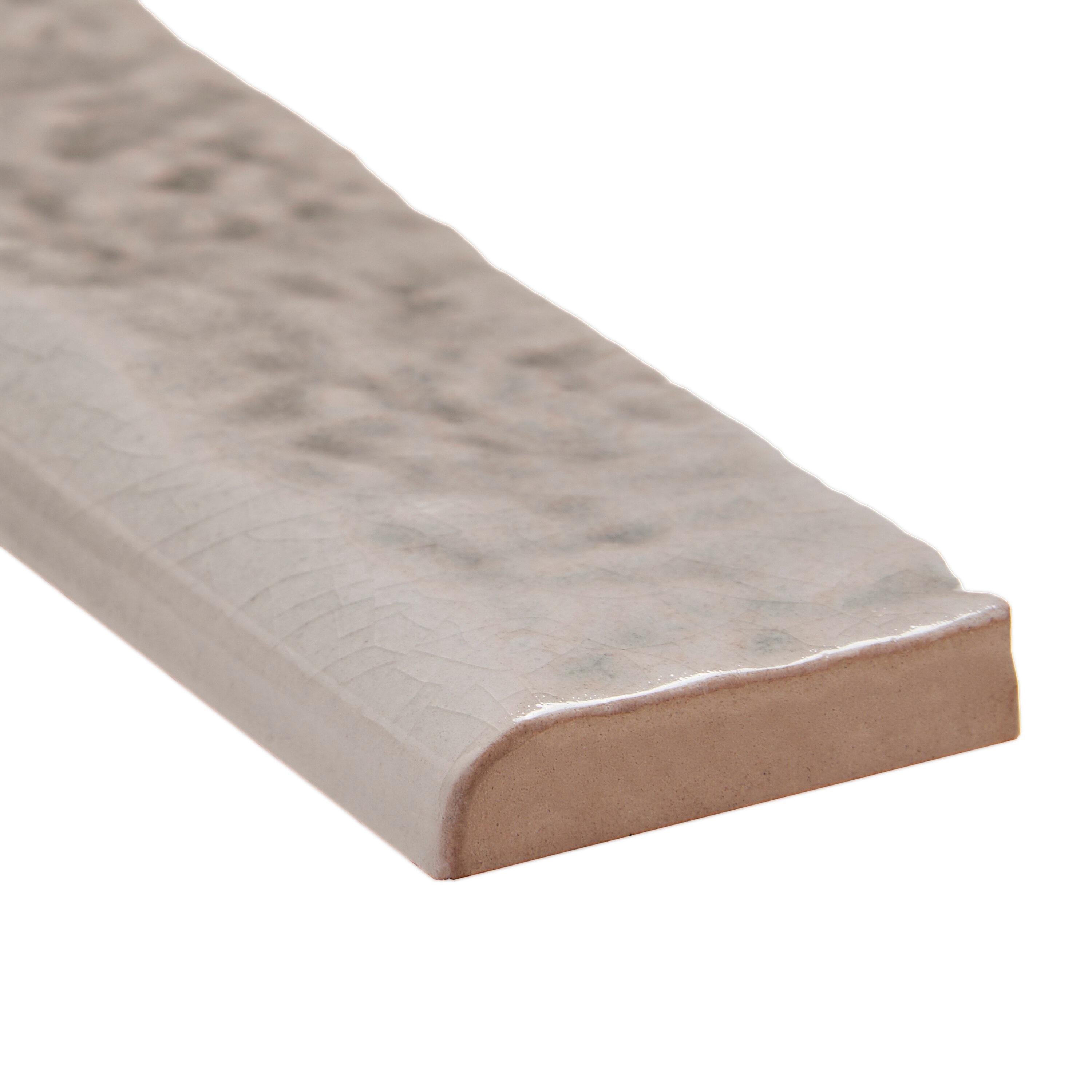 Bond Tile Virtuo 1.45" x 9.21" Ceramic Bullnose Tile Trim