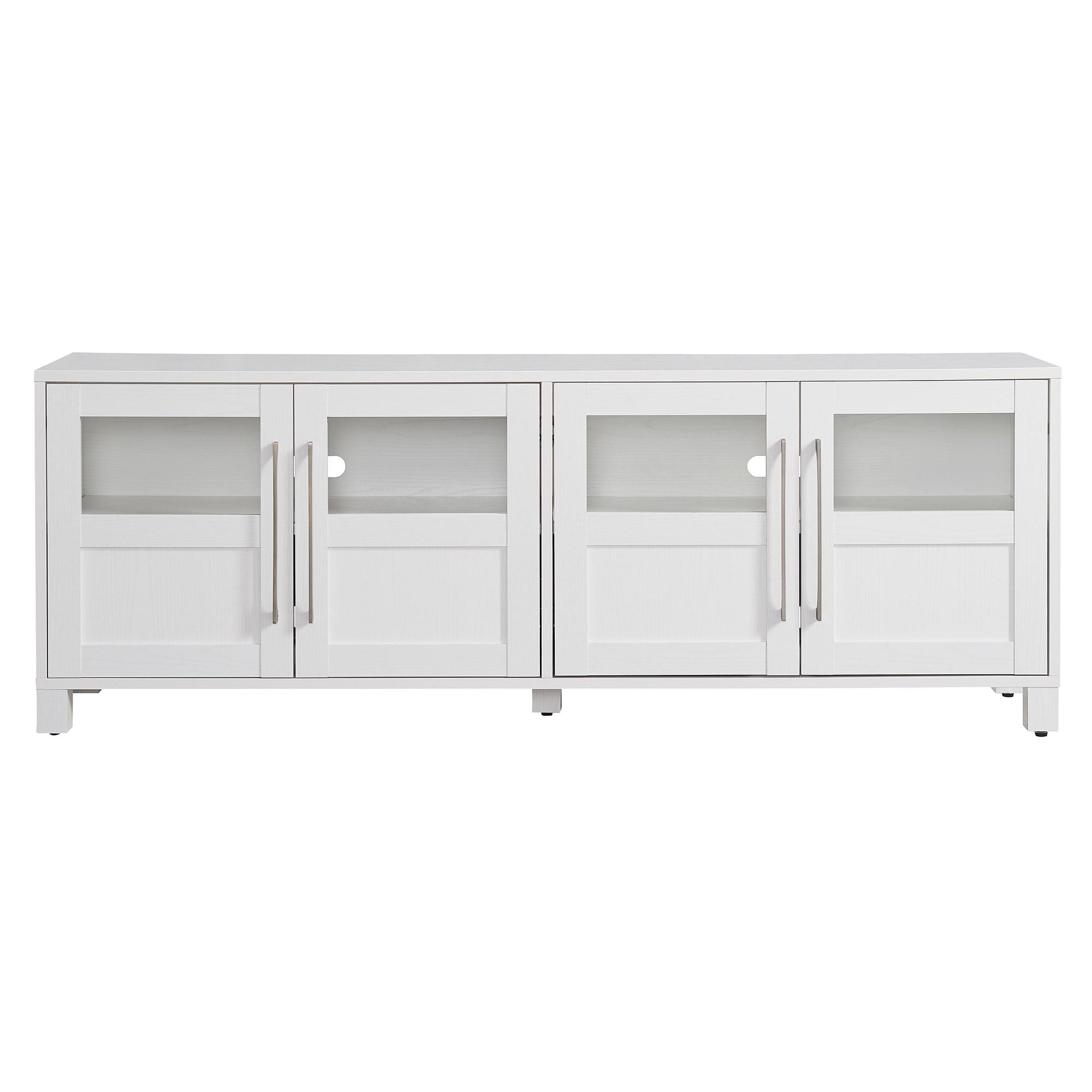 Evelyn&Zoe Holbrook Rectangular TV Stand for TV's up to 75", White